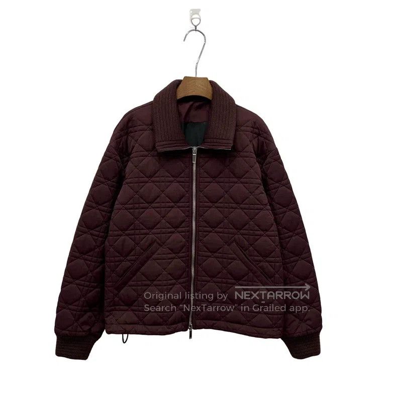 Dior Dior SS25 Burgundy Rattan Plaid Keated Flower Jacket Size US M / EU 48-50 / 2 - 2 Thumbnail