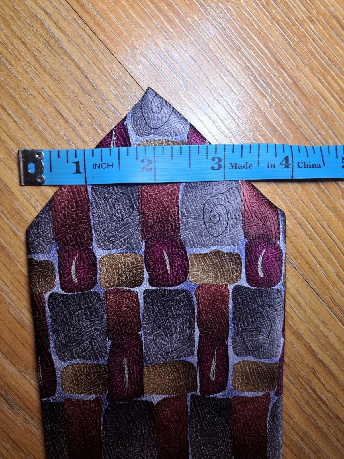 Other VINTAGE Jerry Garcia Tie Mens 100% Silk Red Abstract Art Size ONE SIZE - 7 Thumbnail