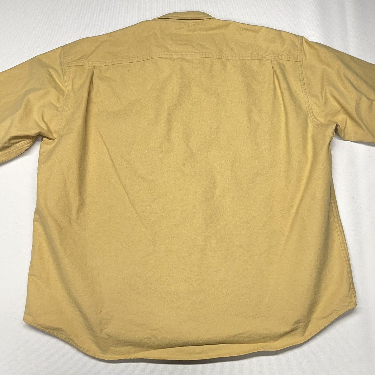Cabelas × Vintage Cabelas Button Down Shirt Yellow Flannel Heavy Long Sleeve Size US XXL / EU 58 / 5 - 14 Thumbnail