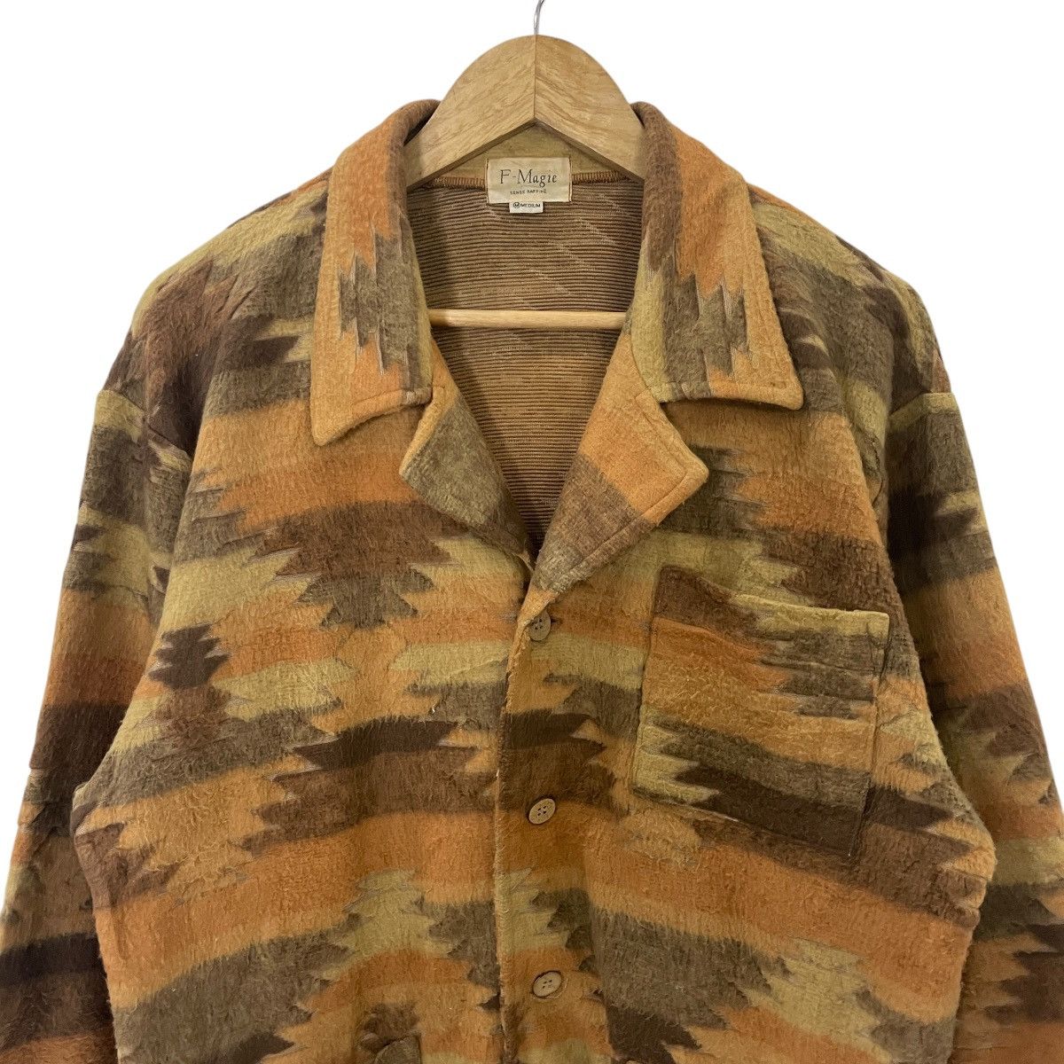 Japanese Brand Vintage F-magie Aztex Navajo Art Jacket Size US M / EU 48-50 / 2 - 2 Thumbnail