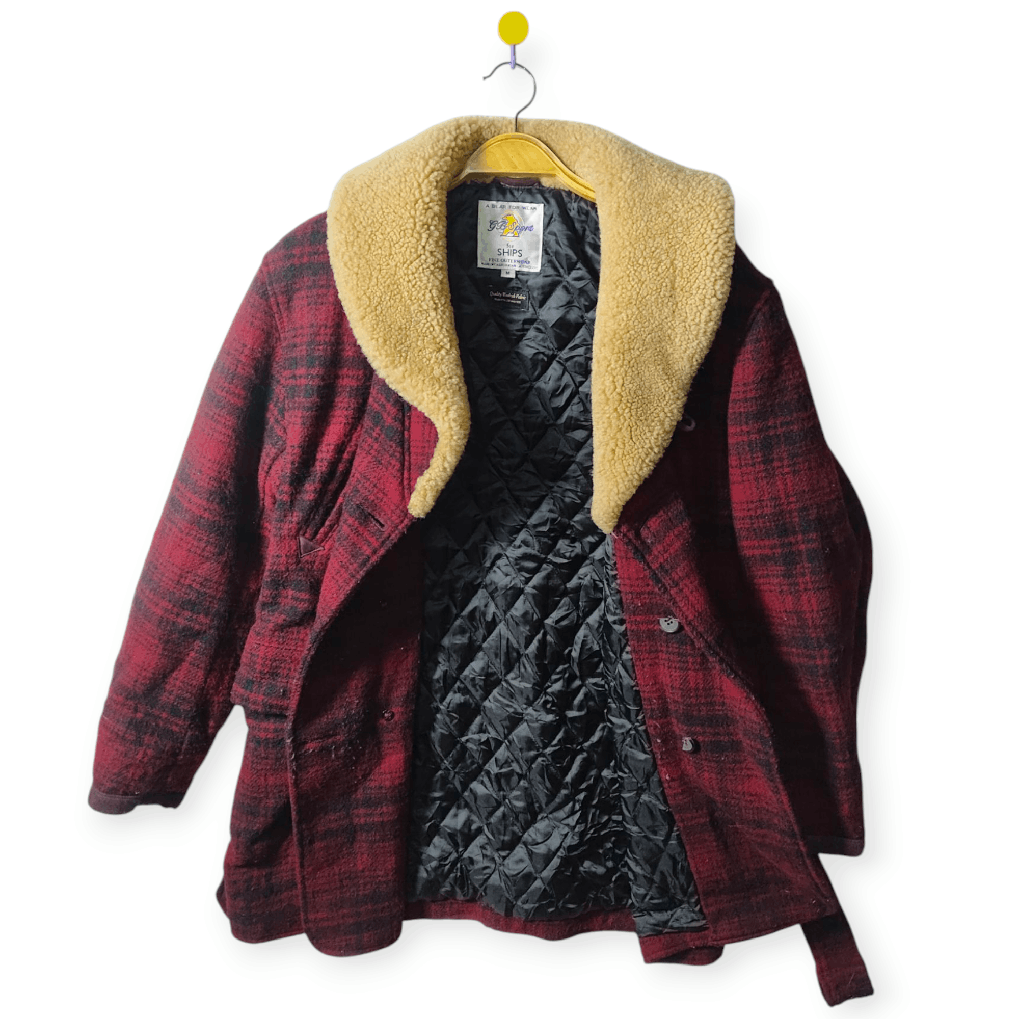 Golden Bear VTG GOLDEN BEAR SHIPS SHEARLING COLLAR WOOL COAT - 0020 Size US M / EU 48-50 / 2 - 3 Thumbnail