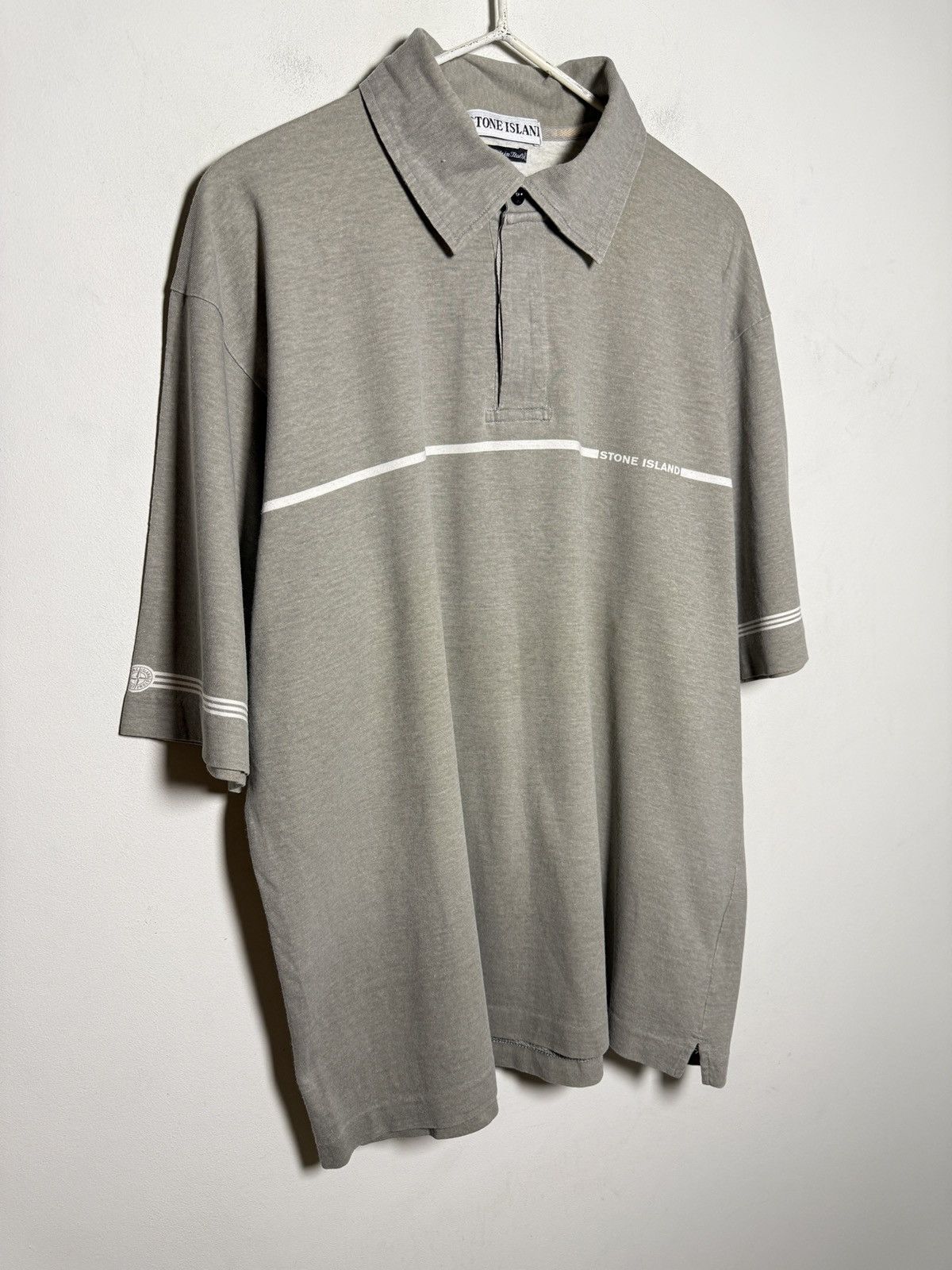 Stone Island stone island y2k logo polo Size US L / EU 52-54 / 3 - 7 Thumbnail