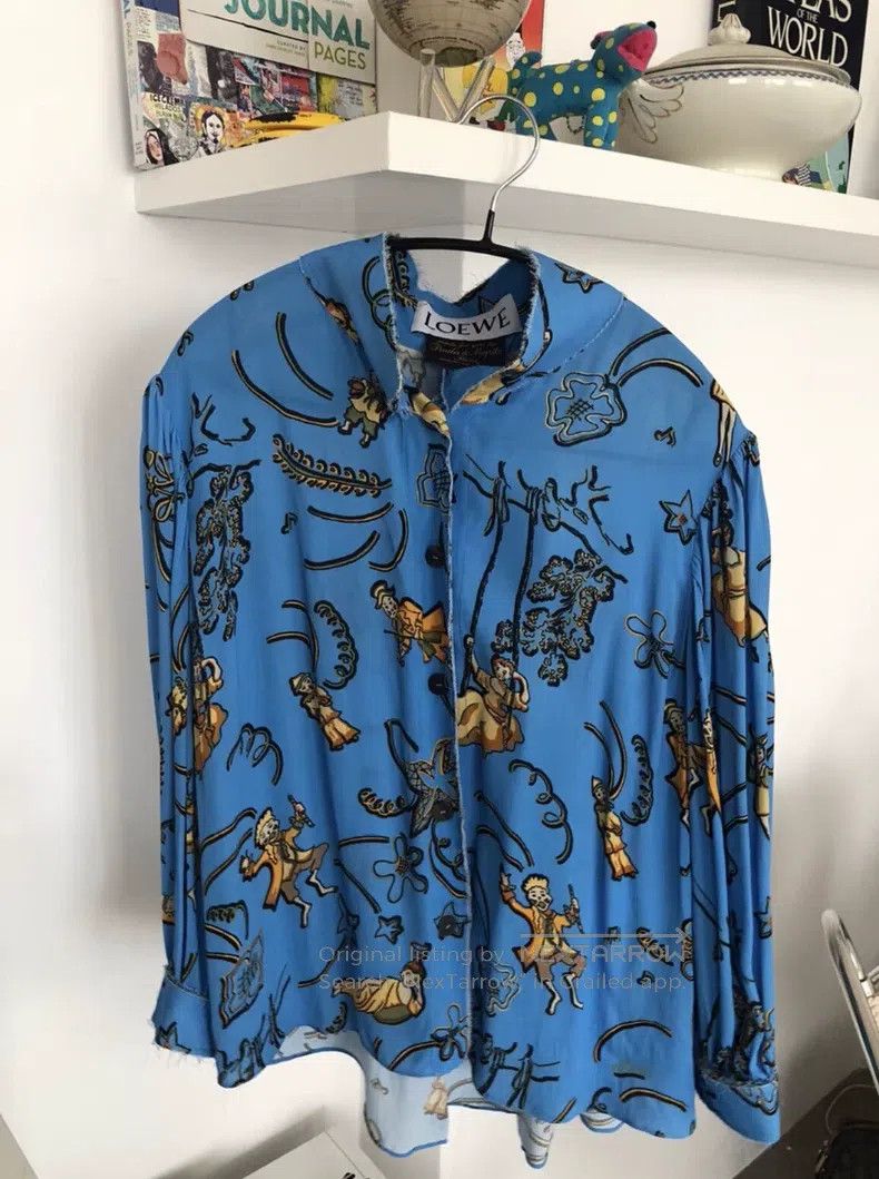 Loewe Loewe Teal Shirt Size XS / US 0-2 / IT 36-38 - 3 Thumbnail