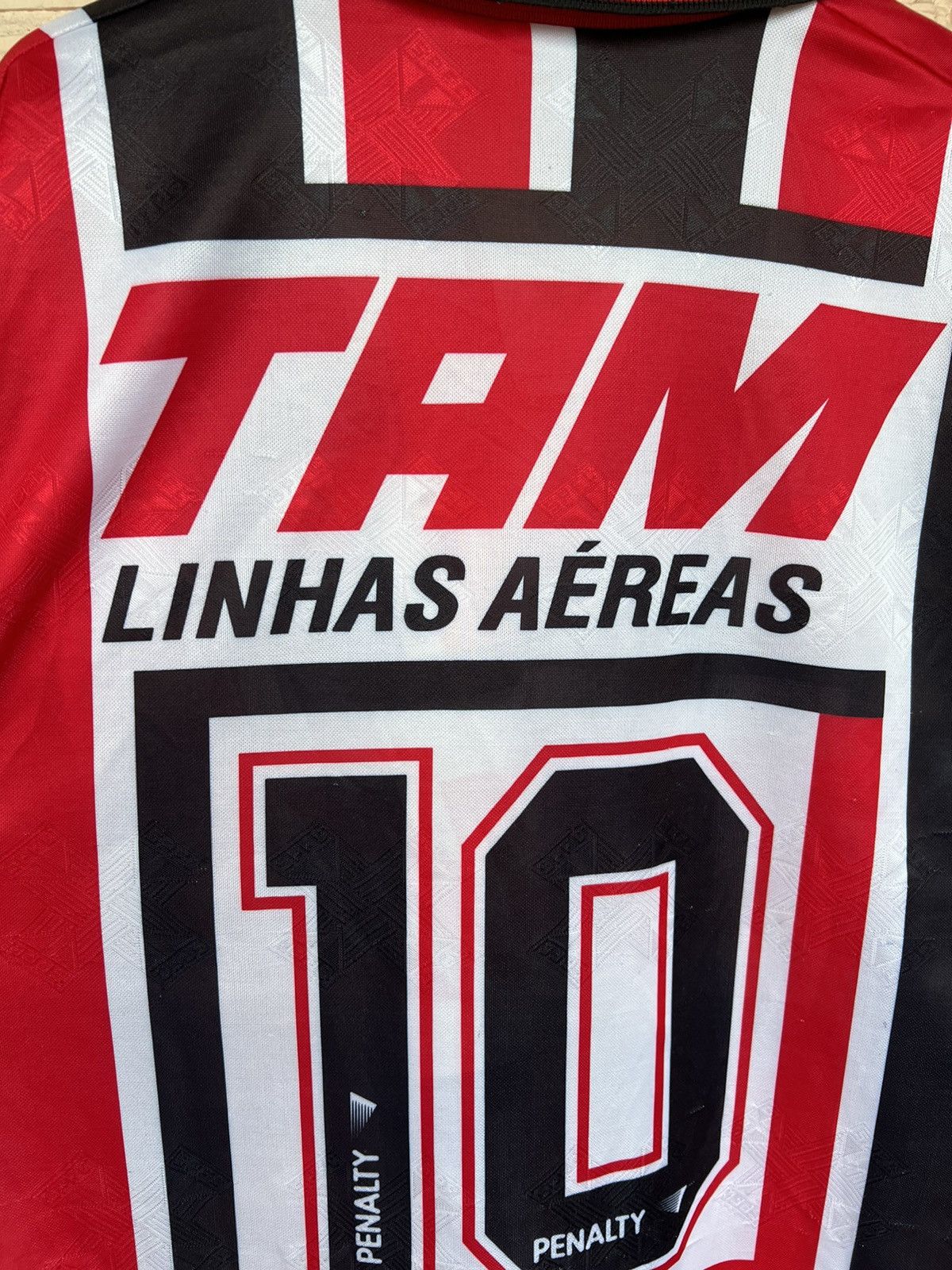 Vintage Vintage Jersey Sao Paulo Penalty Away Shirt Brazil 90s #10 Size US M / EU 48-50 / 2 - 18 Thumbnail