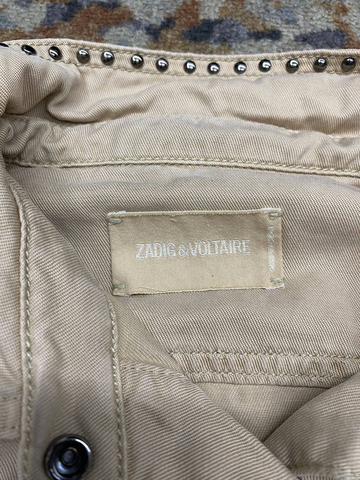 If Six Was Nine × Japanese Brand × Zadig & Voltaire vintage studdet tunic dress zadig & voltaire Size M / US 6-8 / IT 42-44 - 5 Thumbnail
