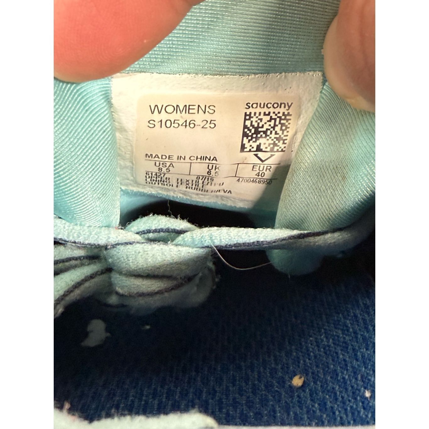 Saucony Size 8.5w Saucony Womens Triumph 17 S10546-25 Aqua Blue Runn Size US 8.5 / IT 38.5 - 7 Thumbnail