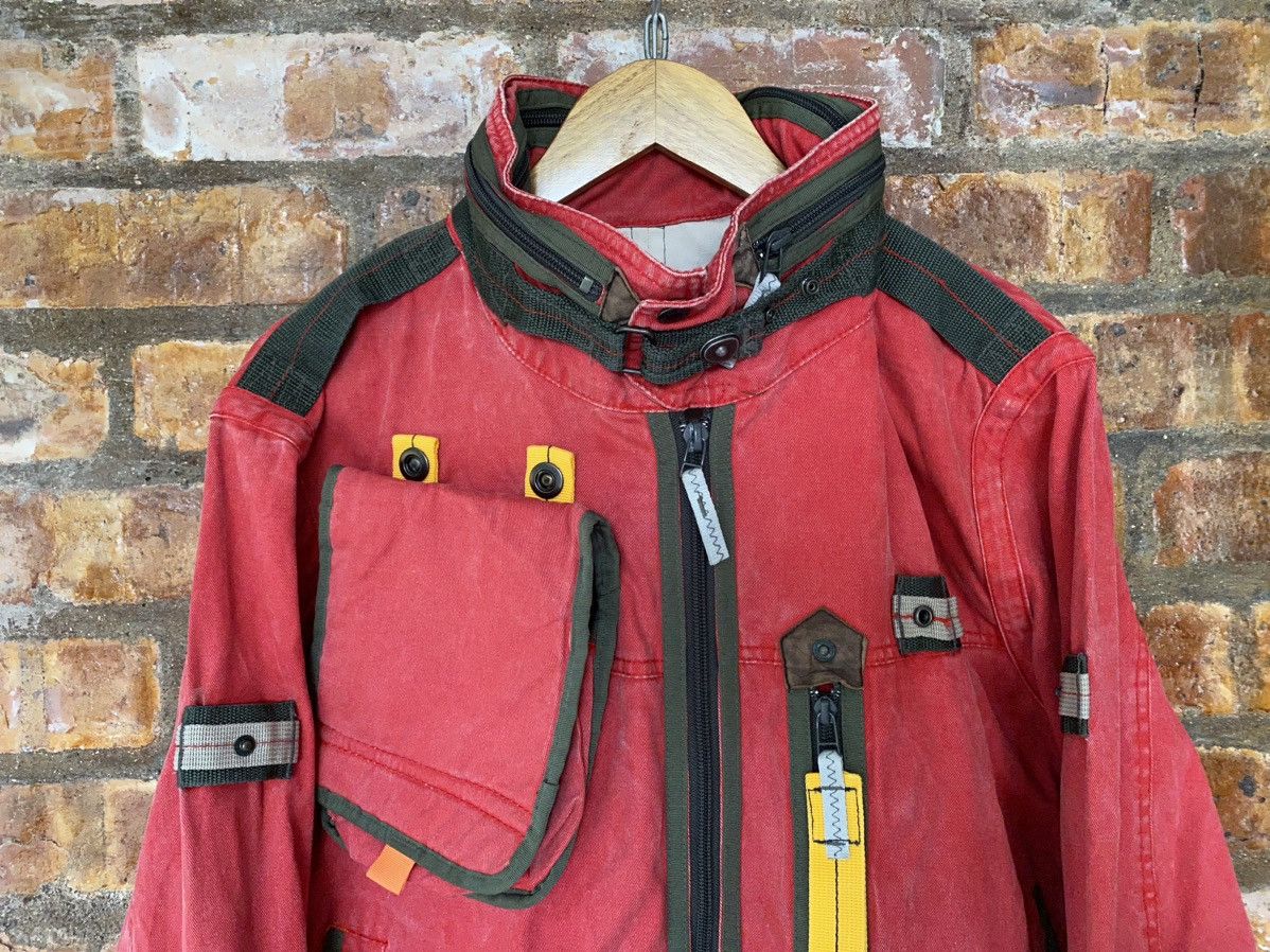 Avirex × Japanese Brand Vtg Avirex Analoq Q 3D cargos parachute bondage jacket Size US L / EU 52-54 / 3 - 4 Thumbnail