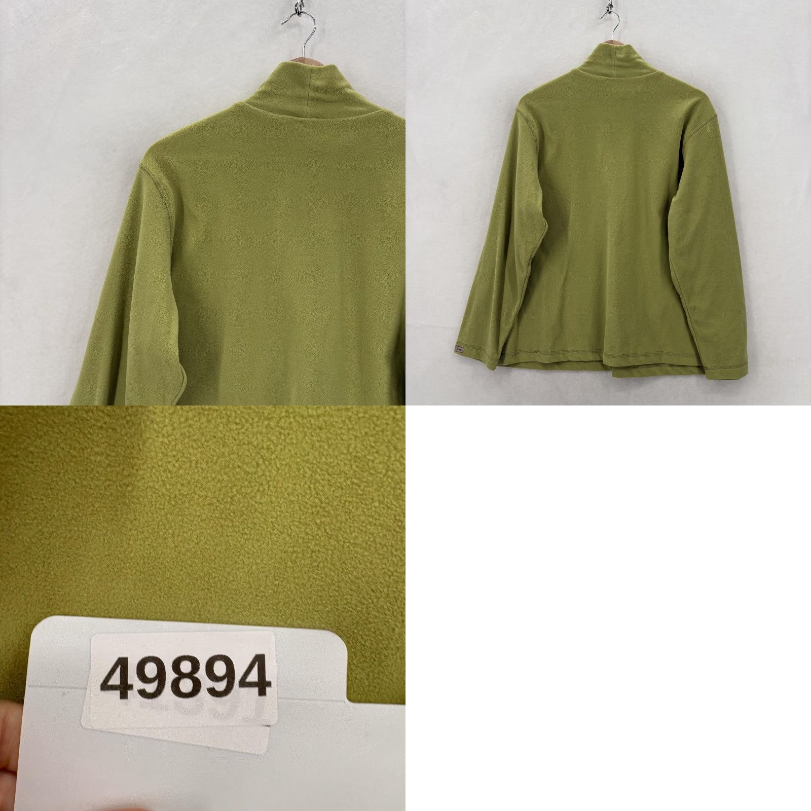 Vintage Columbia Glacial Fleece Mock Pullover Womens 2X Green Lightweight Long Sleeve Plus Size Mock Neck Pullover Womens Clothing Coluia Size XXL / US 16-18 / IT 52-54 - 9 Thumbnail