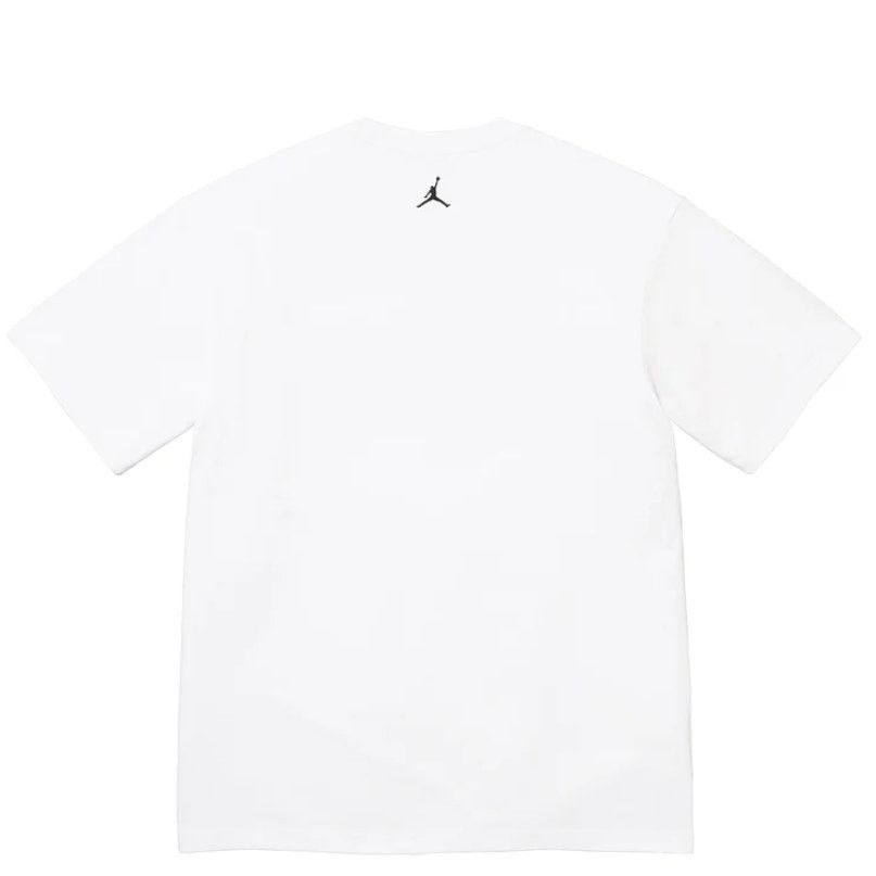 Supreme FW '24 Supreme x Jordan Biggie S/S Top SS White Tee Size XL Size US XL / EU 56 / 4 - 3 Thumbnail