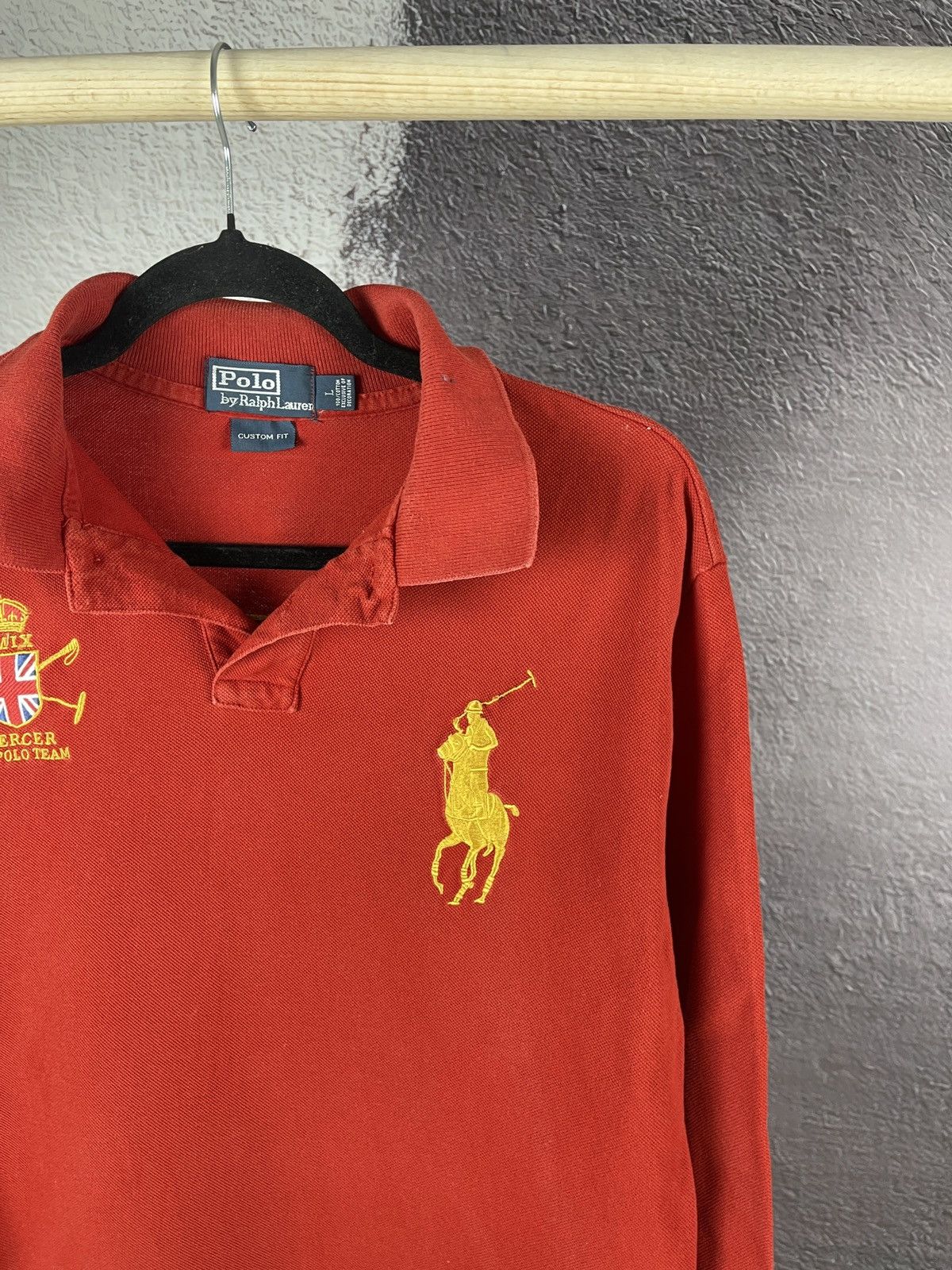 Polo Ralph Lauren Polo Ralph Lauren vintage Mercer Team distressed rugby polo Size US L / EU 52-54 / 3 - 5 Thumbnail
