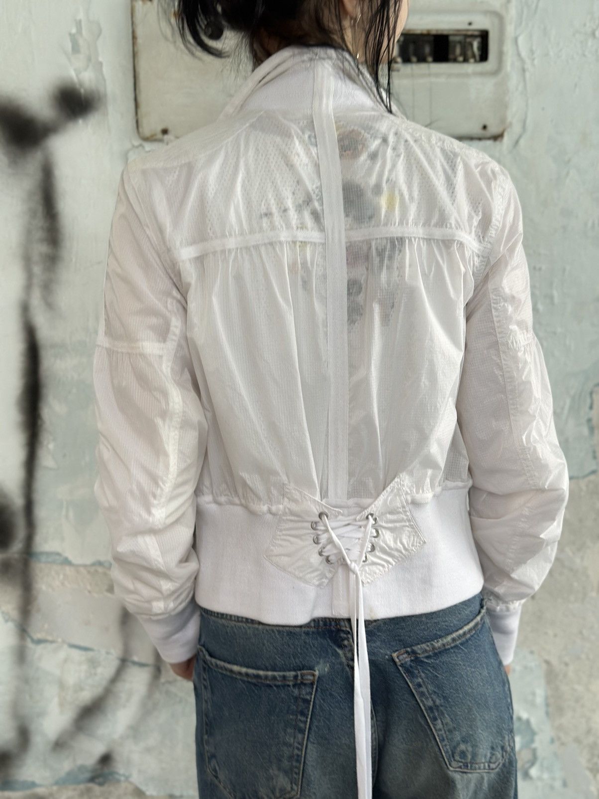 If Six Was Nine VTG Women’s River Island Windbreaker Jacket Size 38 Grunge Size M / US 6-8 / IT 42-44 - 9 Thumbnail
