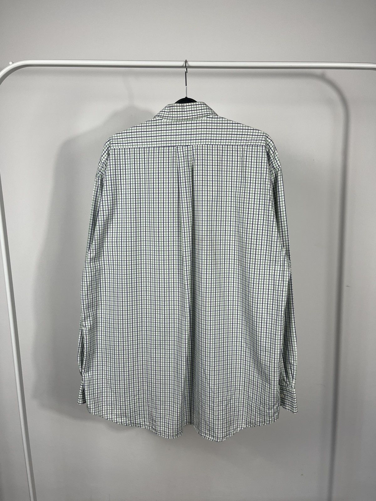 Yves Saint Laurent Vintage YSL Embroidered Logo Check Shirt Size M Size US M / EU 48-50 / 2 - 11 Thumbnail