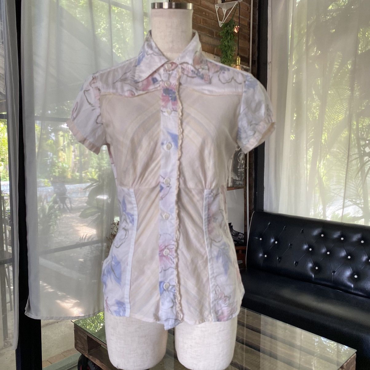 Diesel DIESEL Sweet Meadow Blouse Size S / US 4 / IT 40 - 19 Thumbnail