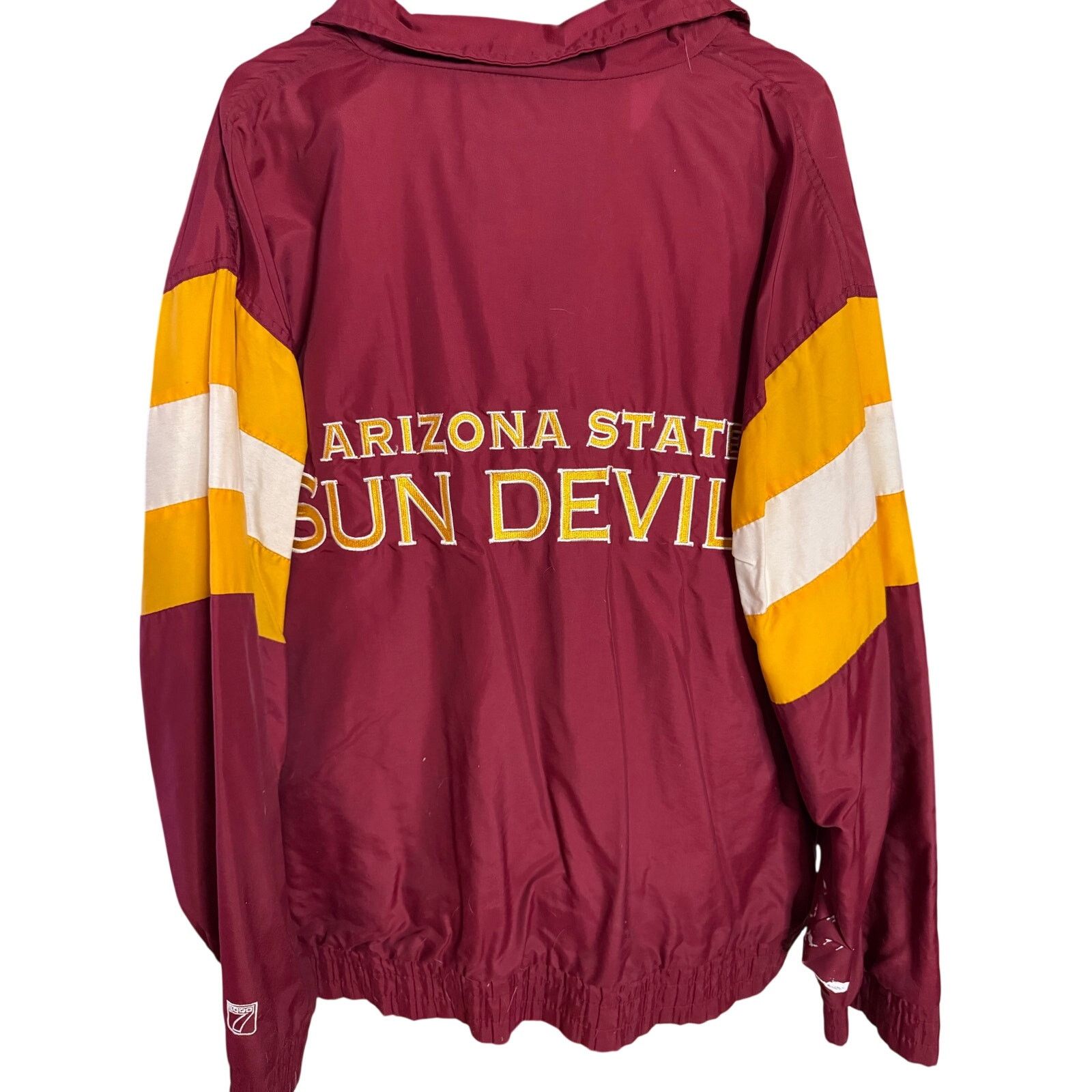 Logo 7 Vintage Arizona State Windbreaker Zip-Up Size US XL / EU 56 / 4 - 2 Thumbnail