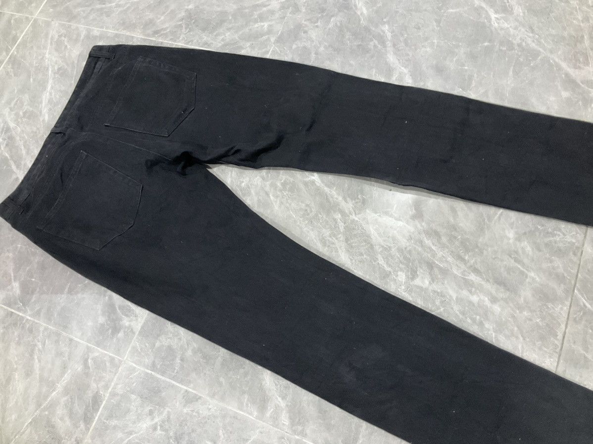 If Six Was Nine × Japanese Brand Jeans Black Distressed Denim Single Zip Forever 21 Size US 32 / EU 48 - 5 Thumbnail
