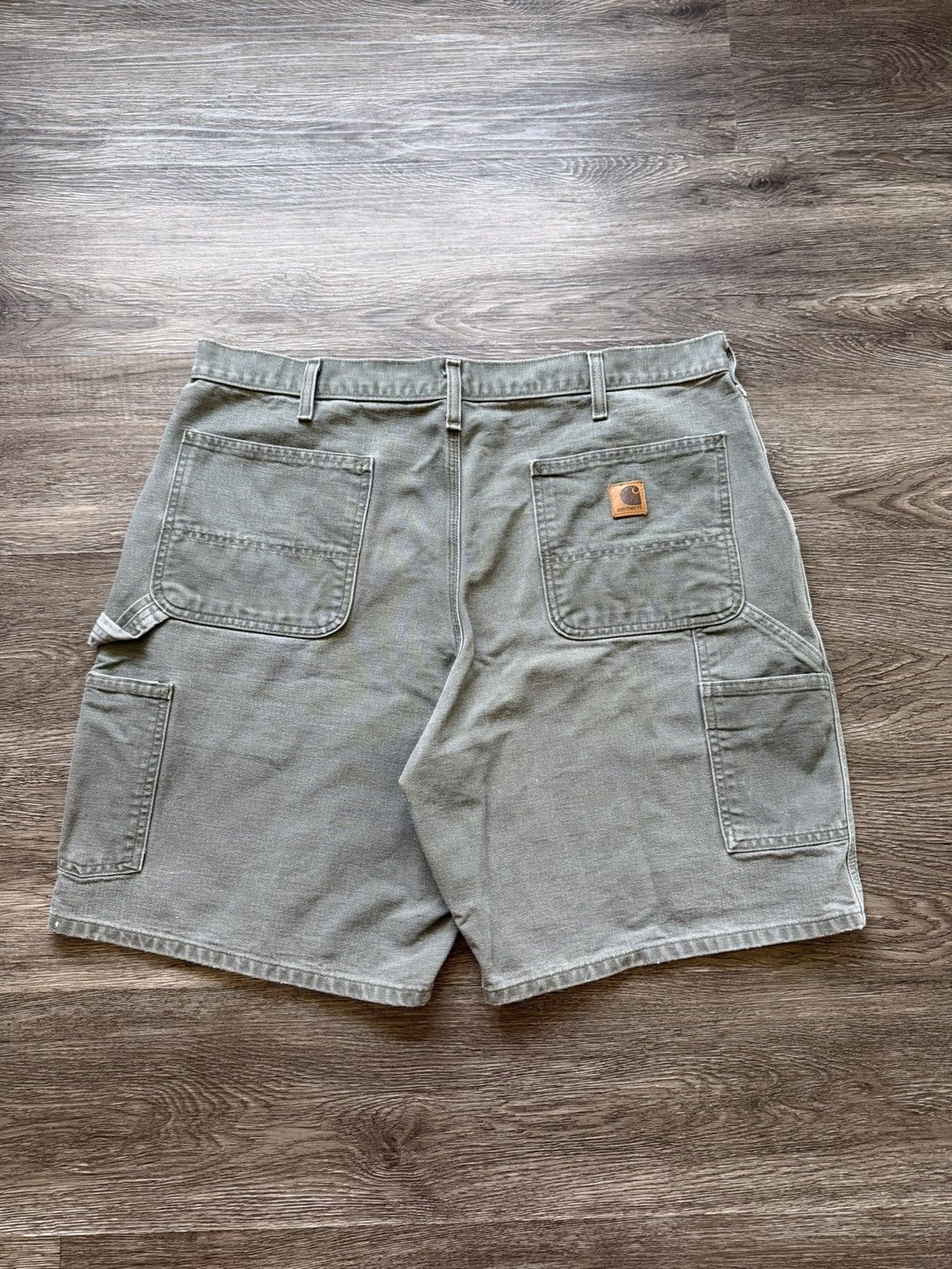 Carhartt Green Carpenter Shorts