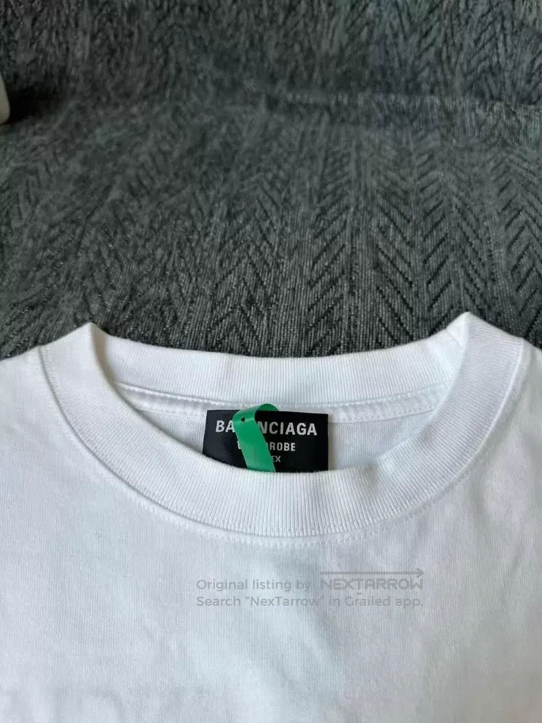 Balenciaga Balenciaga White boomerang front and back embroidered shor Size US XS / EU 42 / 0 - 3 Thumbnail
