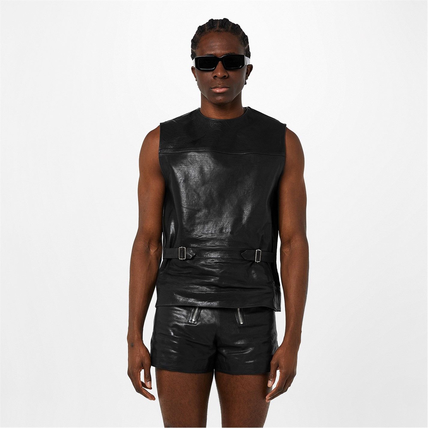 Prada PRADA VITELLO LEATHER VEST Size US M / EU 48-50 / 2 - 8 Thumbnail