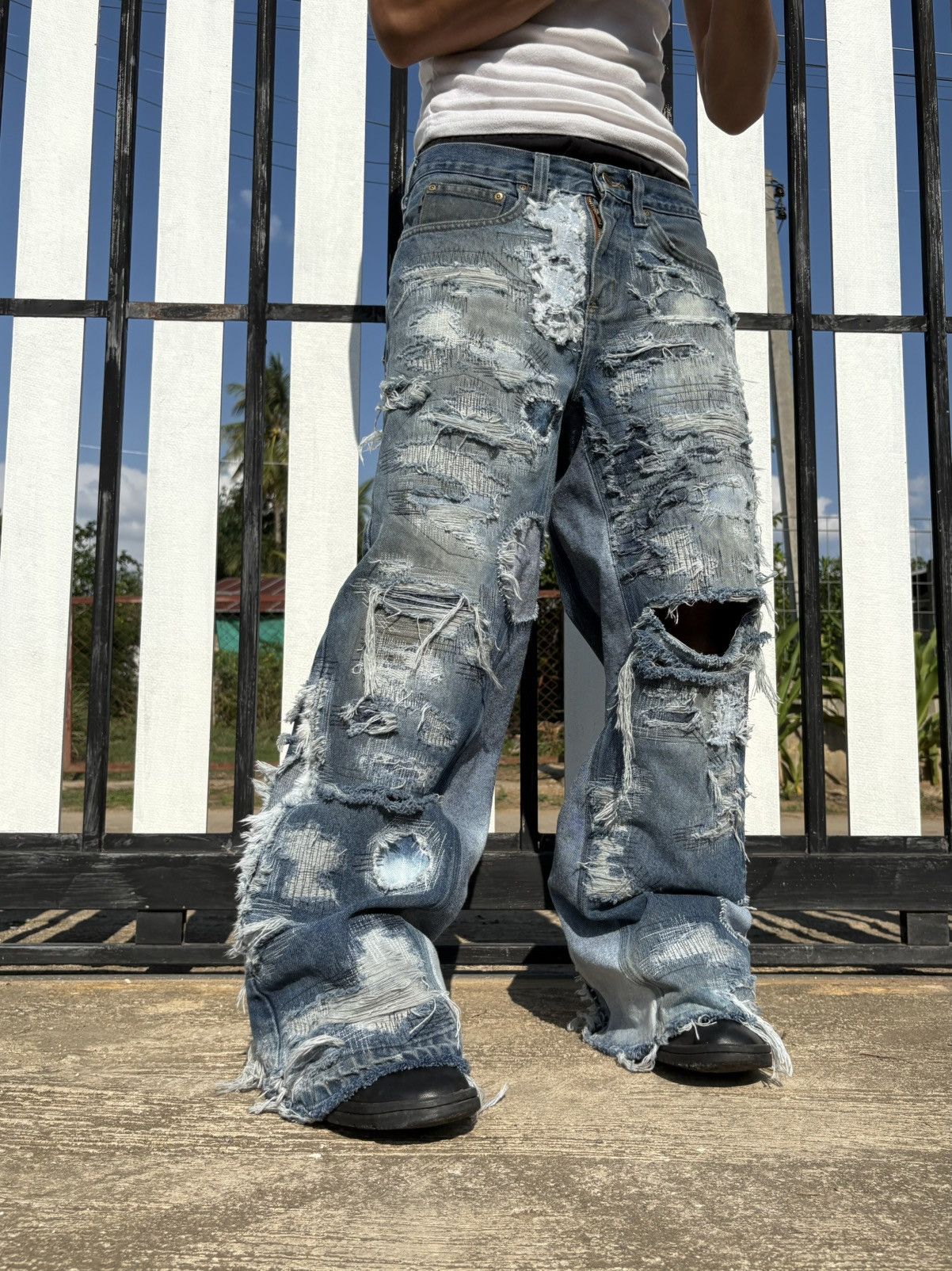 Carhartt Fray Theory Denim 1of1 (size35x31) Size US 35 - 18 Thumbnail