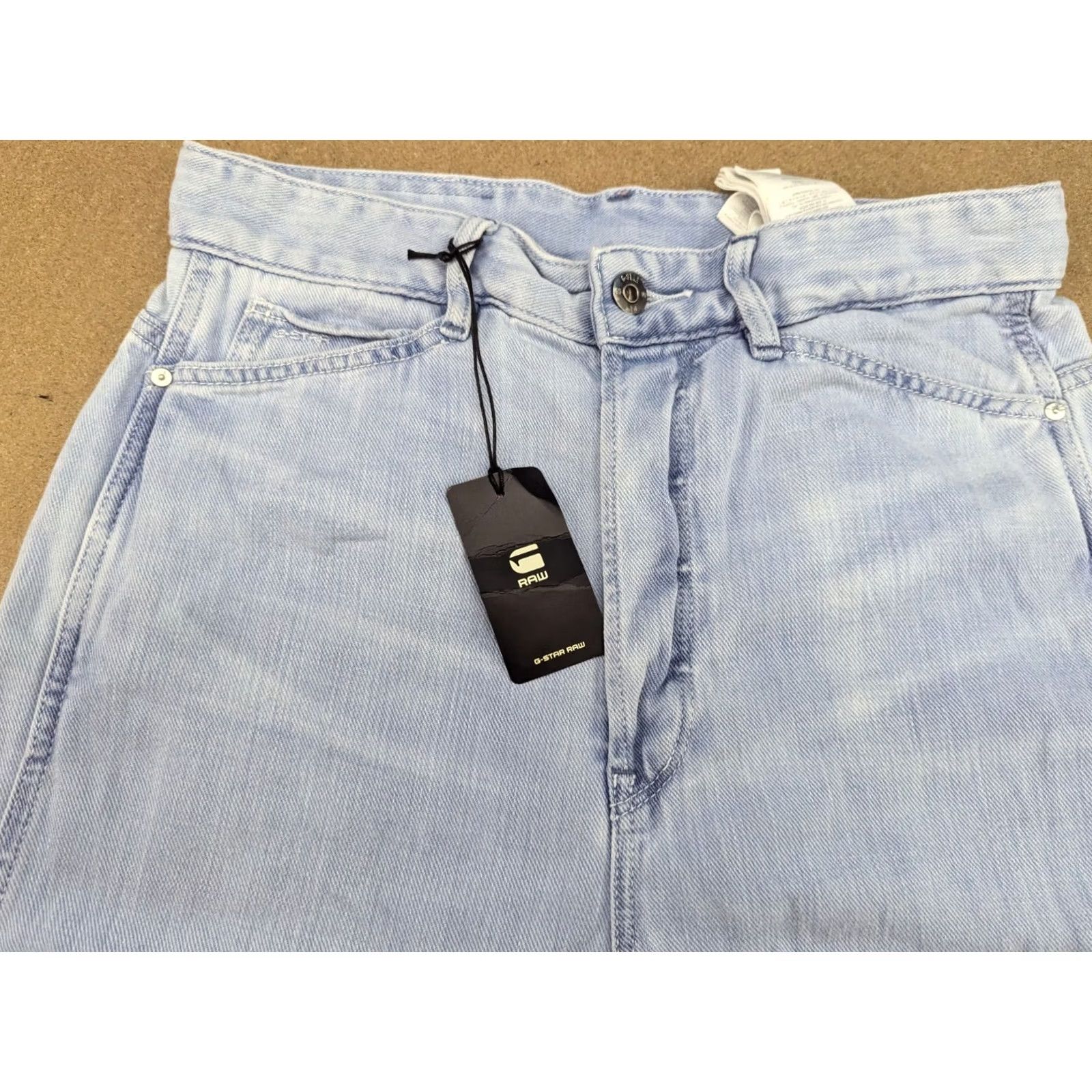 G-Star G-Star Womens Revynn Ultra High Blue Boyfriend Jeans High Waist W29 L28 Jeans Womens Blue 29 28 Size 29" - 5 Thumbnail