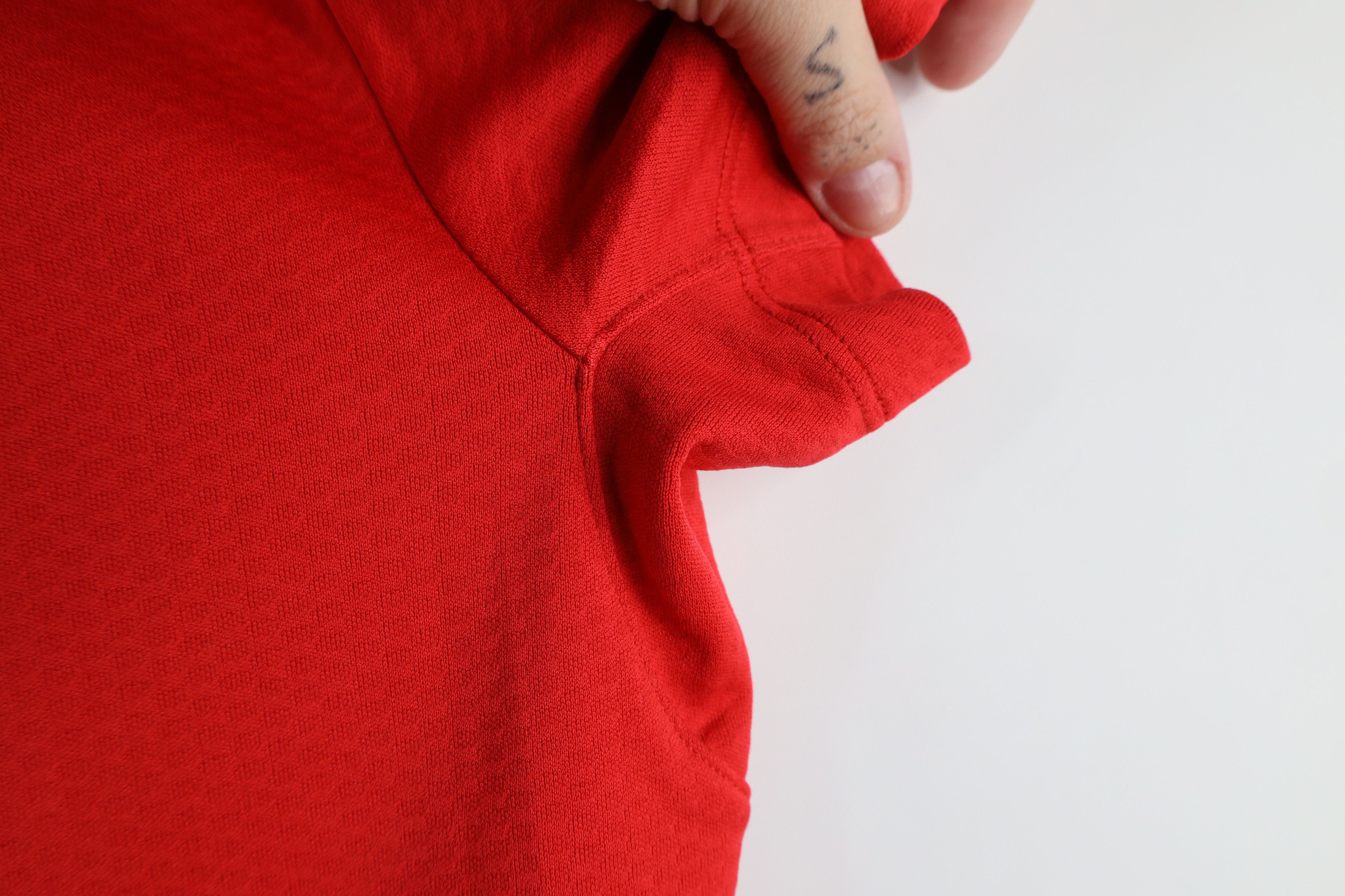 Nike × Vintage Nike Golf Thermal Knit Half Zip Blade Collar Polo Shirt Red Size S / US 4 / IT 40 - 13 Thumbnail