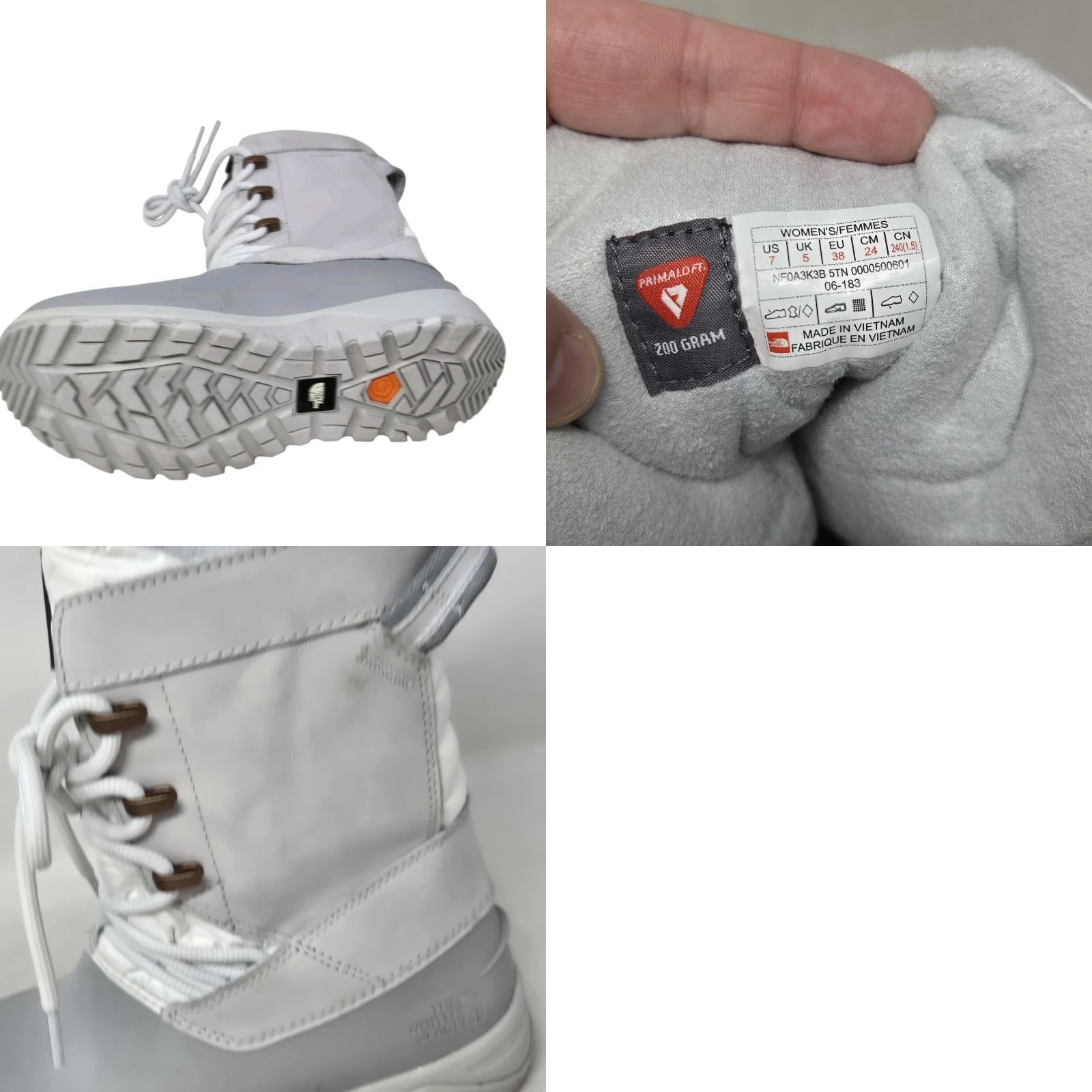 The North Face VINTAGE The North Face Yukiona Snow Boot Women 7 Gray Size US 7 / IT 37 - 11 Thumbnail