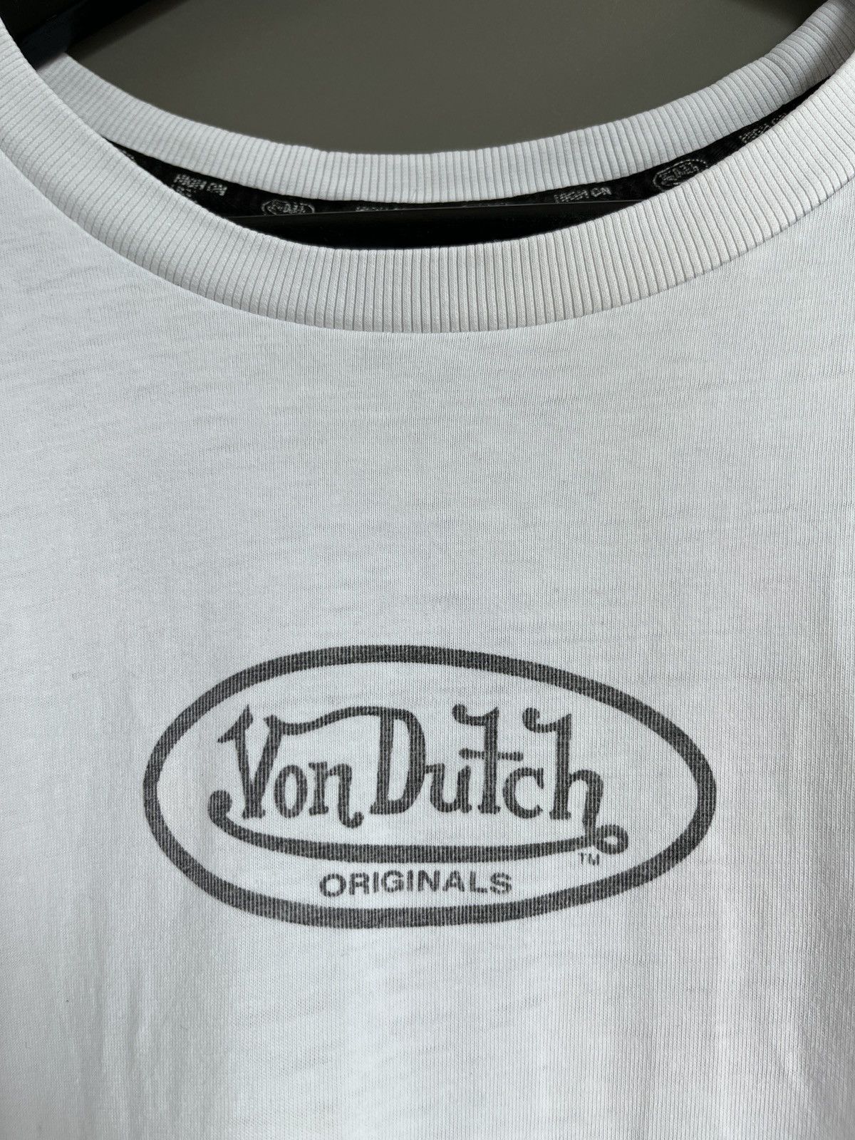 Von Dutch Von Dutch Big Logo White T-shirt Size US S / EU 44-46 / 1 - 4 Thumbnail