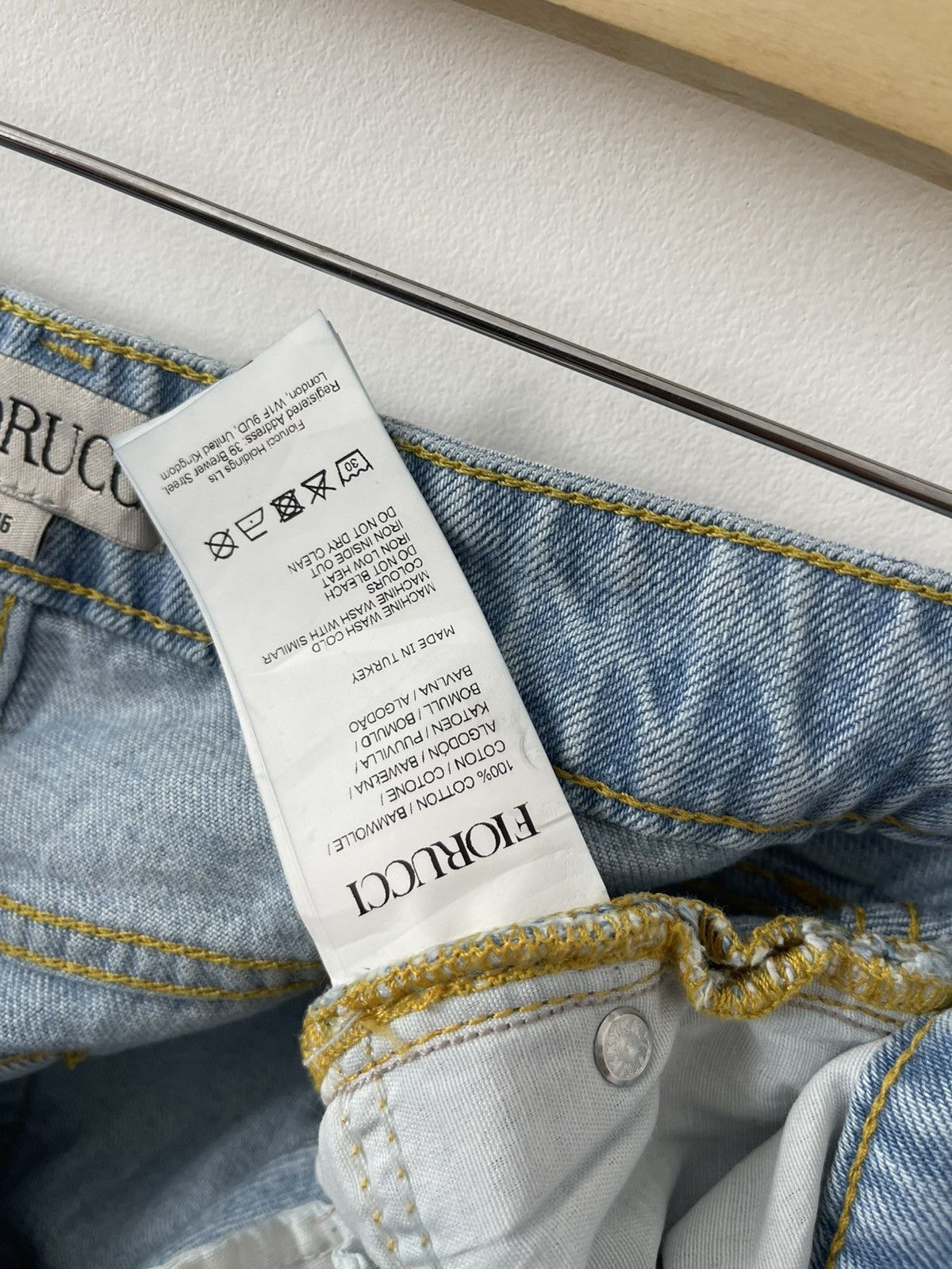 Fiorucci Rare Vintage FIORUCCI Button Fly Flare Bootcut Size US 26 / EU 42 - 16 Thumbnail