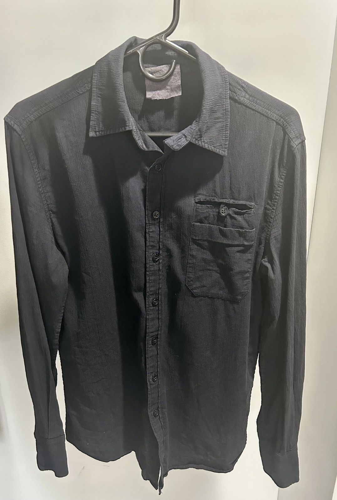OAK Object Dyed Black OAK NYC button up shirt Size US L / EU 52-54 / 3 - 1 Thumbnail