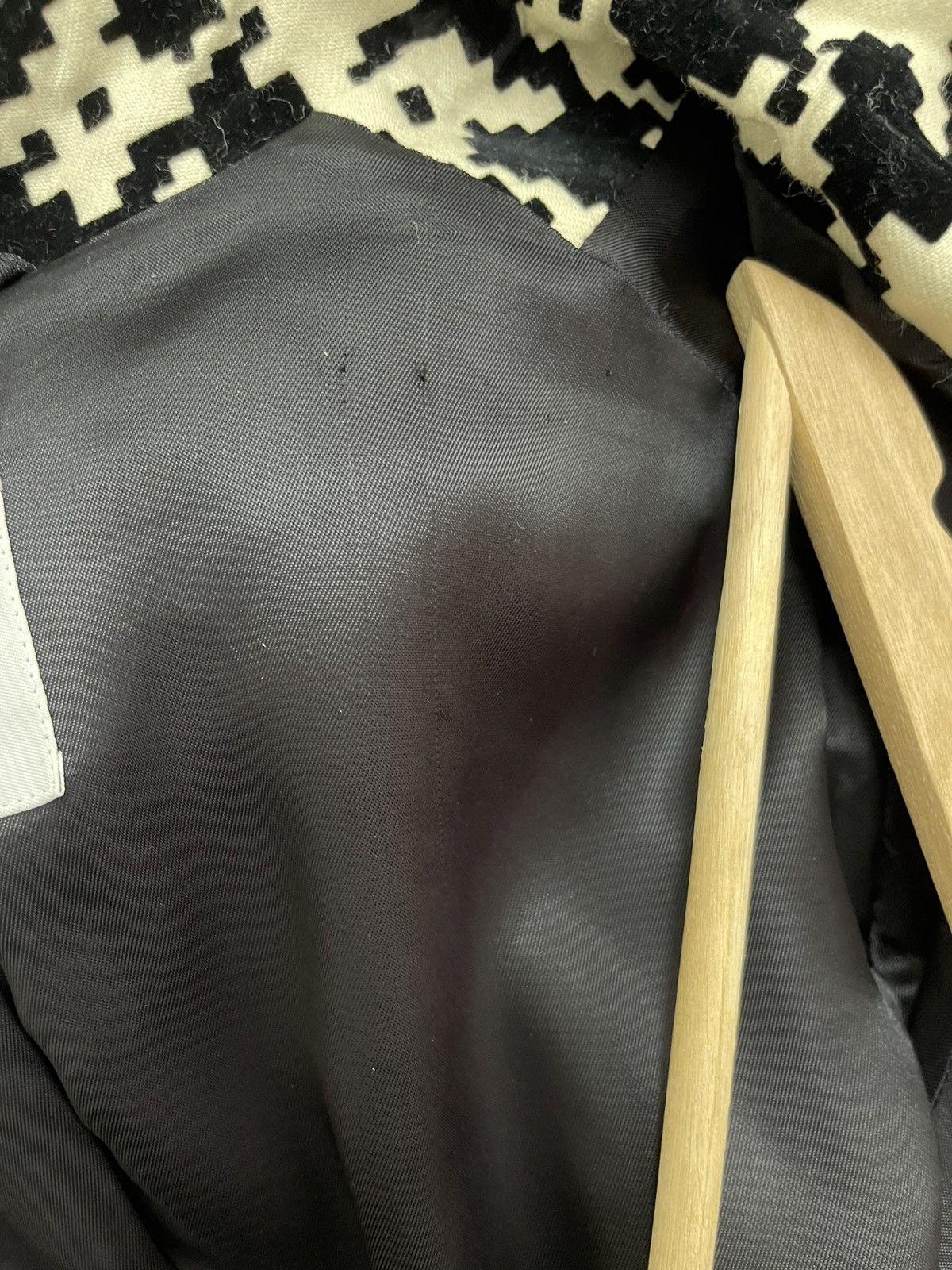 Costume National Costume National Asymmetrical Zip Wool Leather Jacket Size XS / US 0-2 / IT 36-38 - 19 Thumbnail
