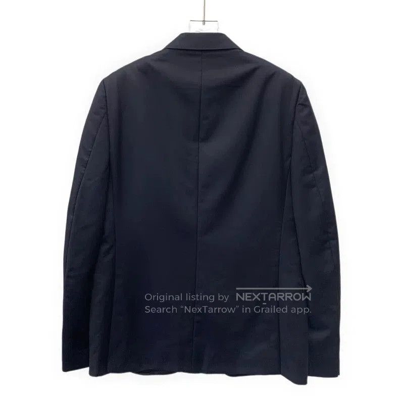 Ermenegildo Zegna Zegna Black Wool Collar Button Coat. Size US L / EU 52-54 / 3 - 2 Thumbnail