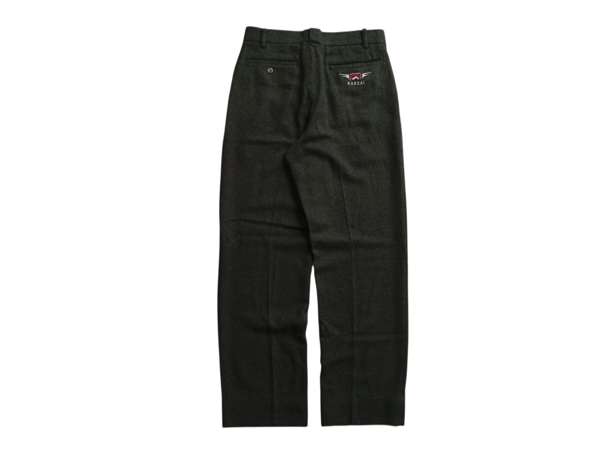 Kansai Yamamoto Kansai sports embroidered wool trouser pants Size US 30 / EU 46 - 1 Thumbnail