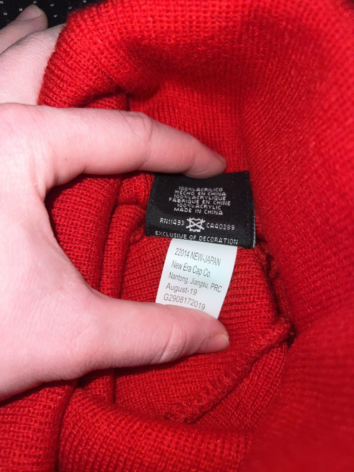 Supreme Supreme Bandana Box Logo Red Beanie Size ONE SIZE - 7 Thumbnail