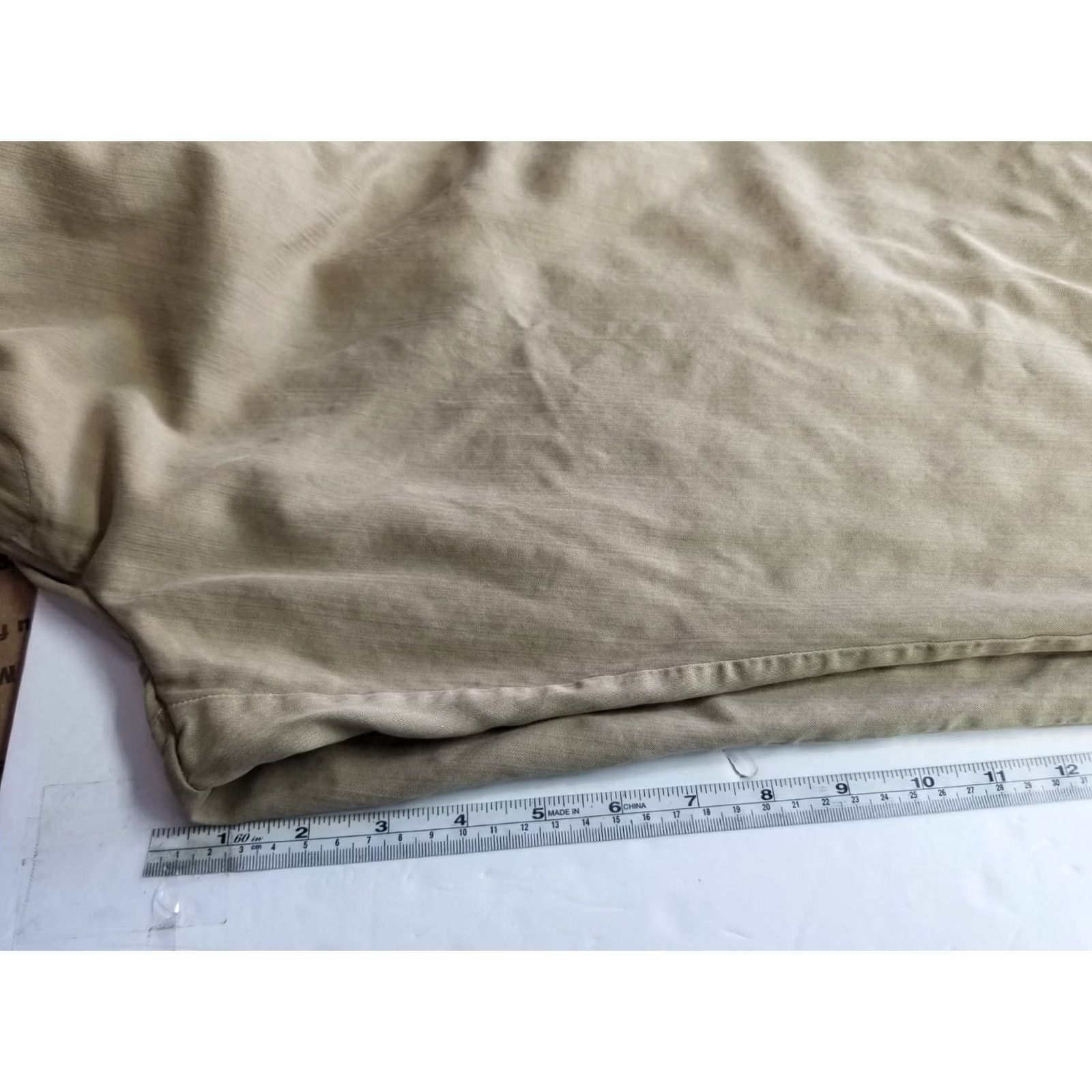 Tommy Bahama Tommy Bahama Pants Flat Front Chino Silk Blend Beige 36x32 Mens Casual Everyday Size US 36 / EU 52 - 4 Thumbnail