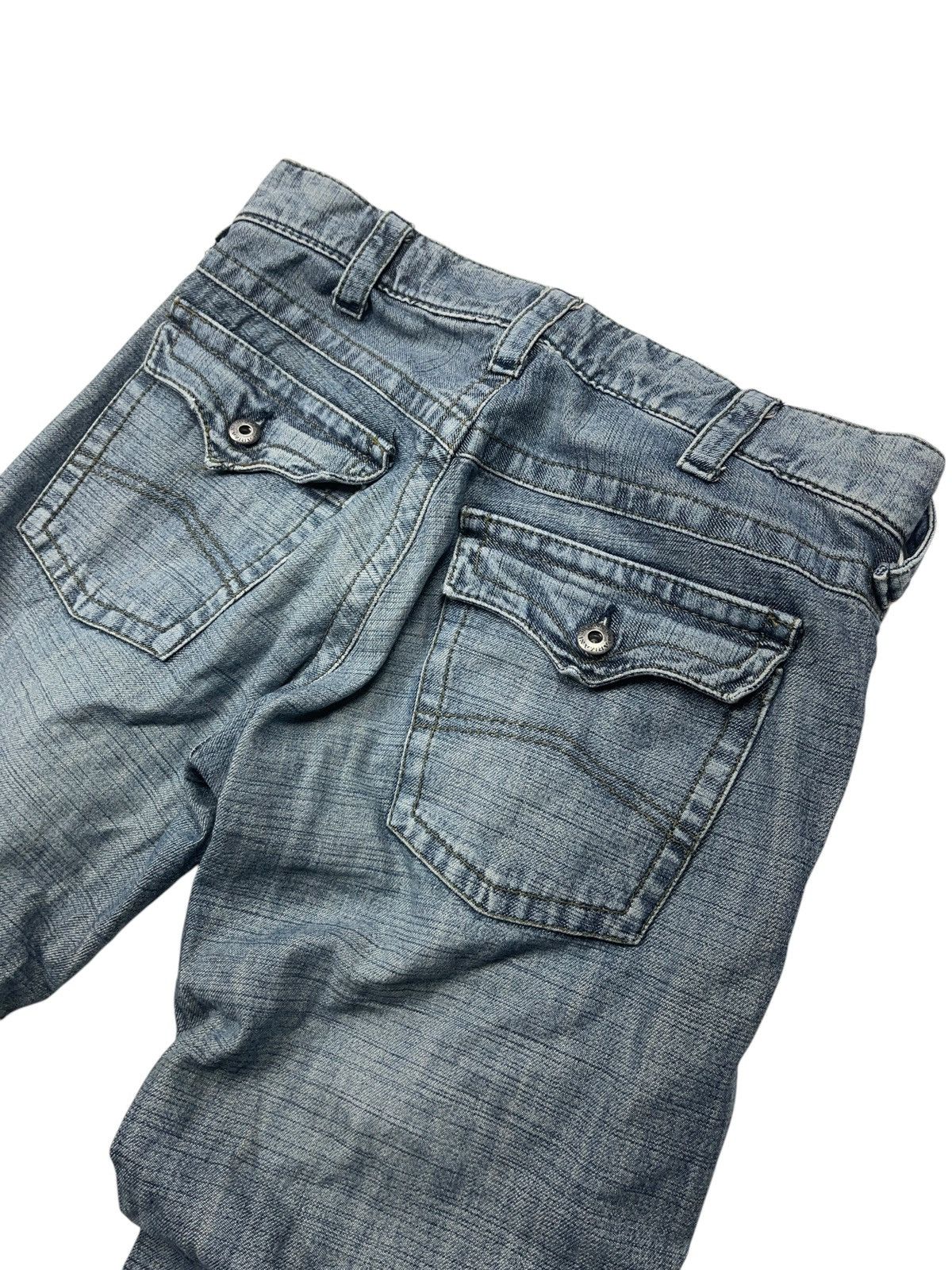 Armani Vintage Armani Flared Low Rise Jeans Indigo Series 005 Size US 32 / EU 48 - 14 Thumbnail