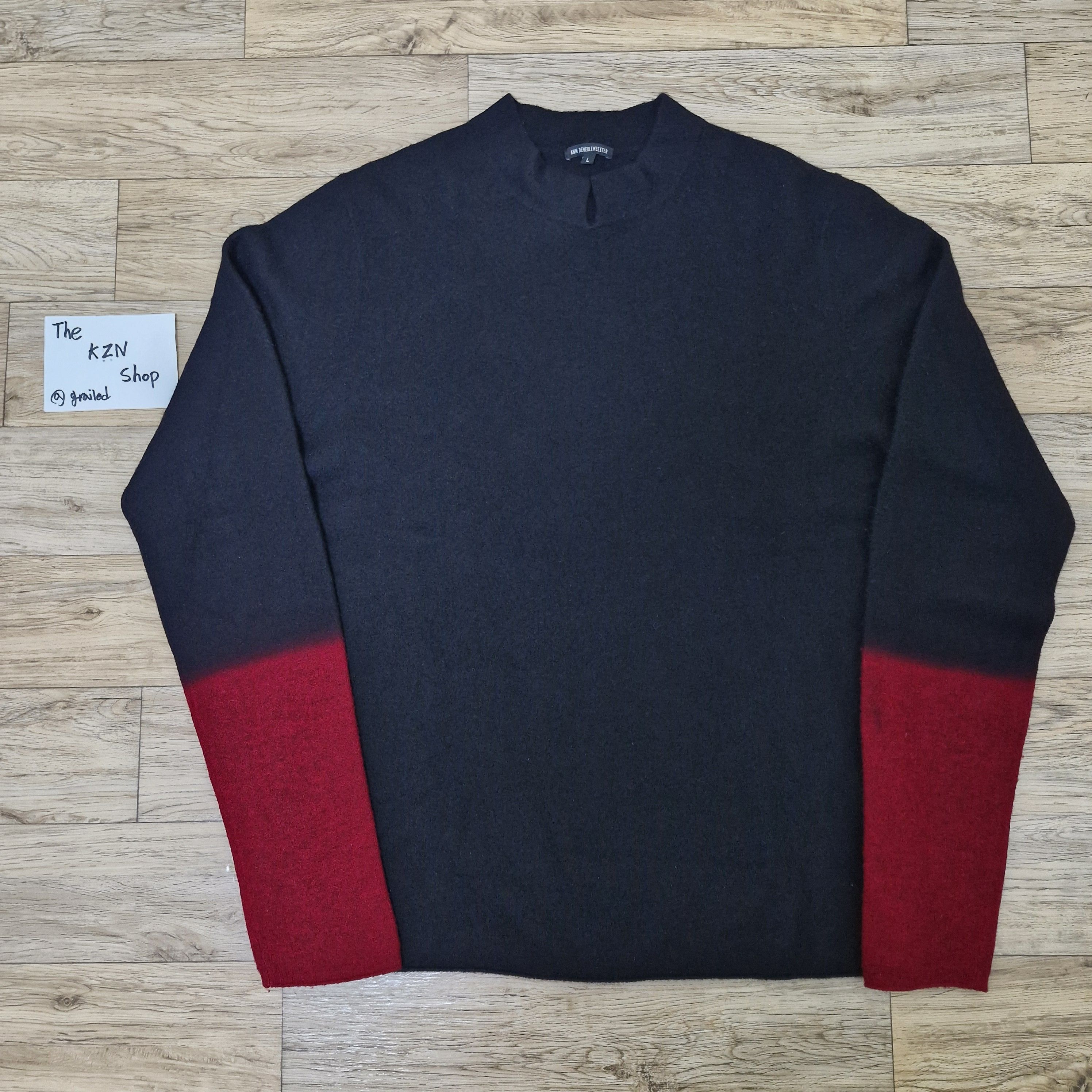 Ann Demeulemeester ANN DEMEULEMEESTER FW12 Gradation Wool Knit Size US L / EU 52-54 / 3 - 1 Thumbnail