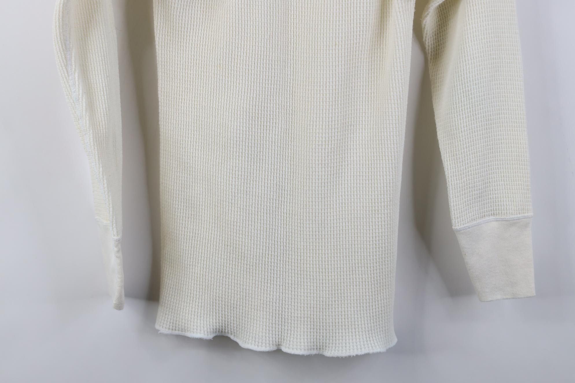 Vintage Vintage 70s Streetwear Waffle Knit Long Sleeve T-Shirt USA Size US M / EU 48-50 / 2 - 9 Thumbnail