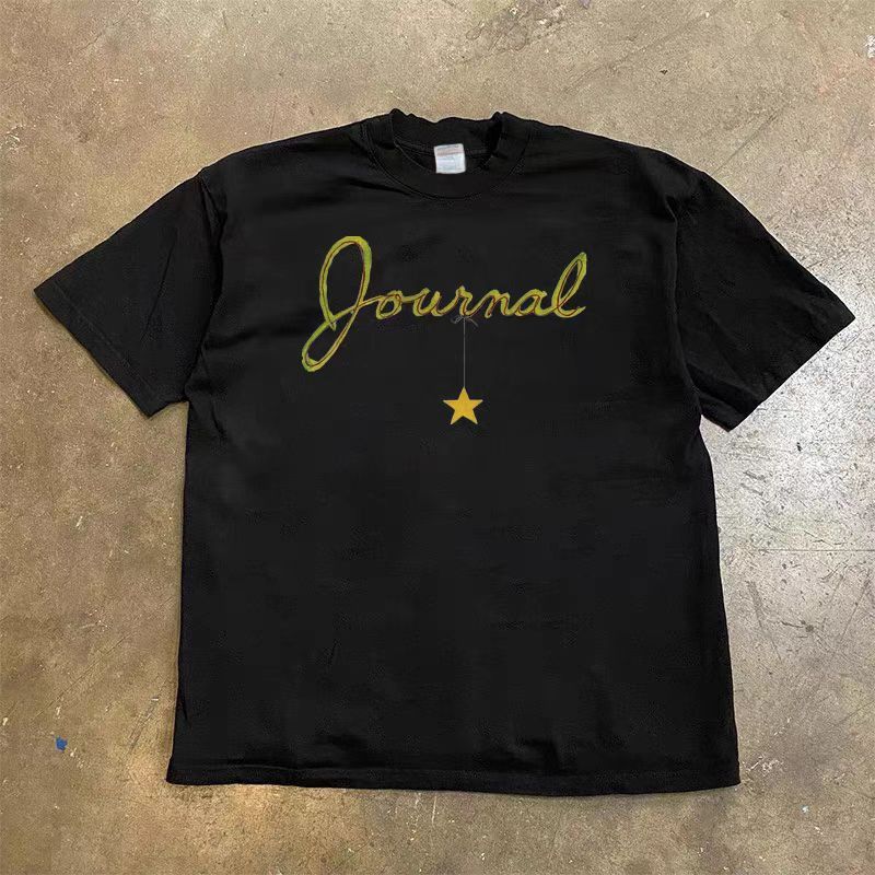 Japanese Brand Black Loose Street Short Sleeve T-Shirt Size US M / EU 48-50 / 2 - 2 Thumbnail