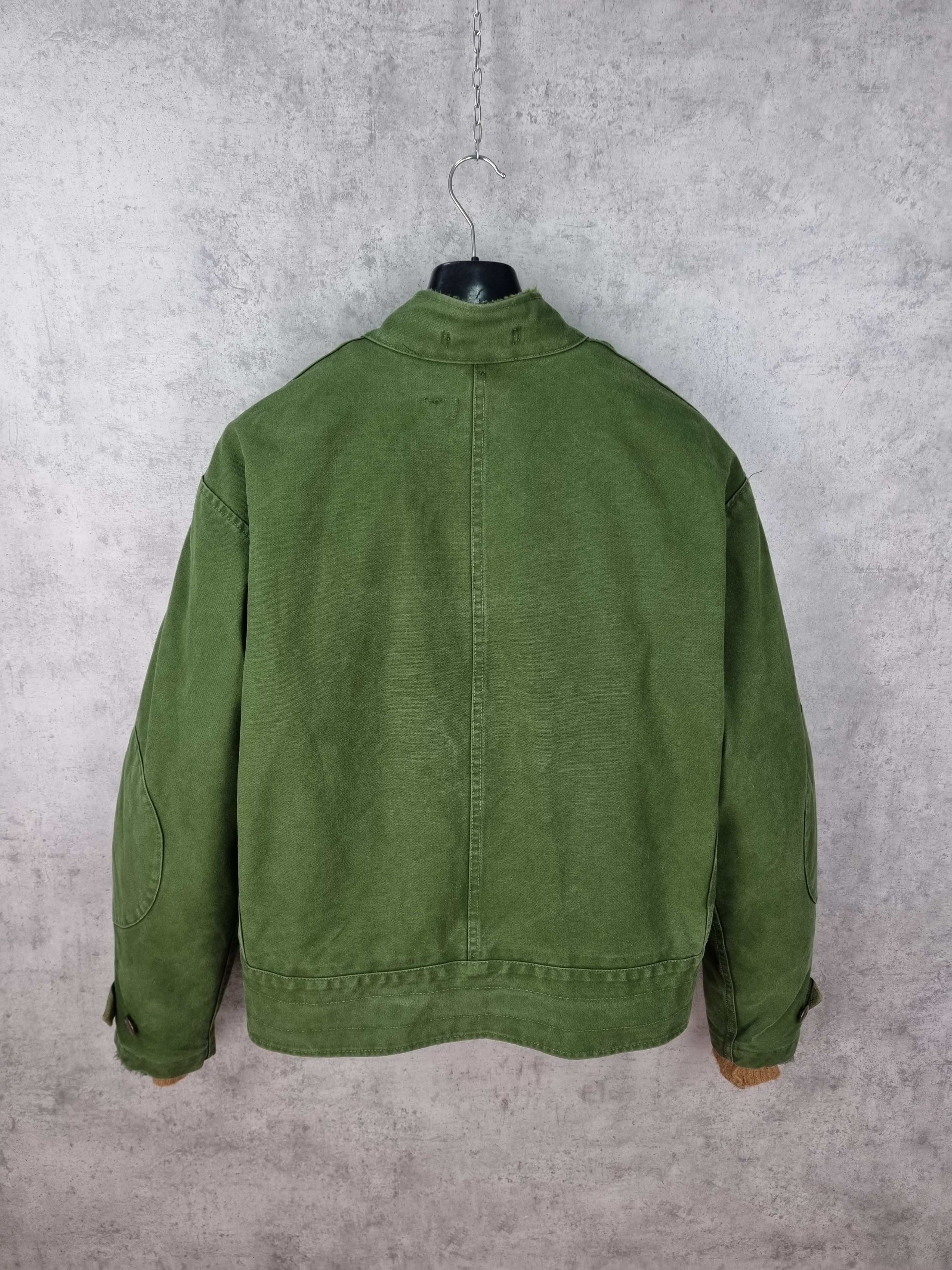 Vintage Rare 60s Authentic Swedish Army Motorcycle Jacket Size US L / EU 52-54 / 3 - 6 Thumbnail