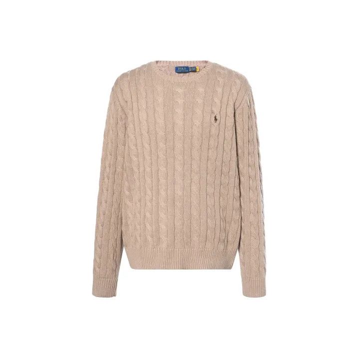 Polo Ralph Lauren Polo Ralph Lauren Men's Cable Knit Logo Sweater Size US S / EU 44-46 / 1 - 1 Thumbnail