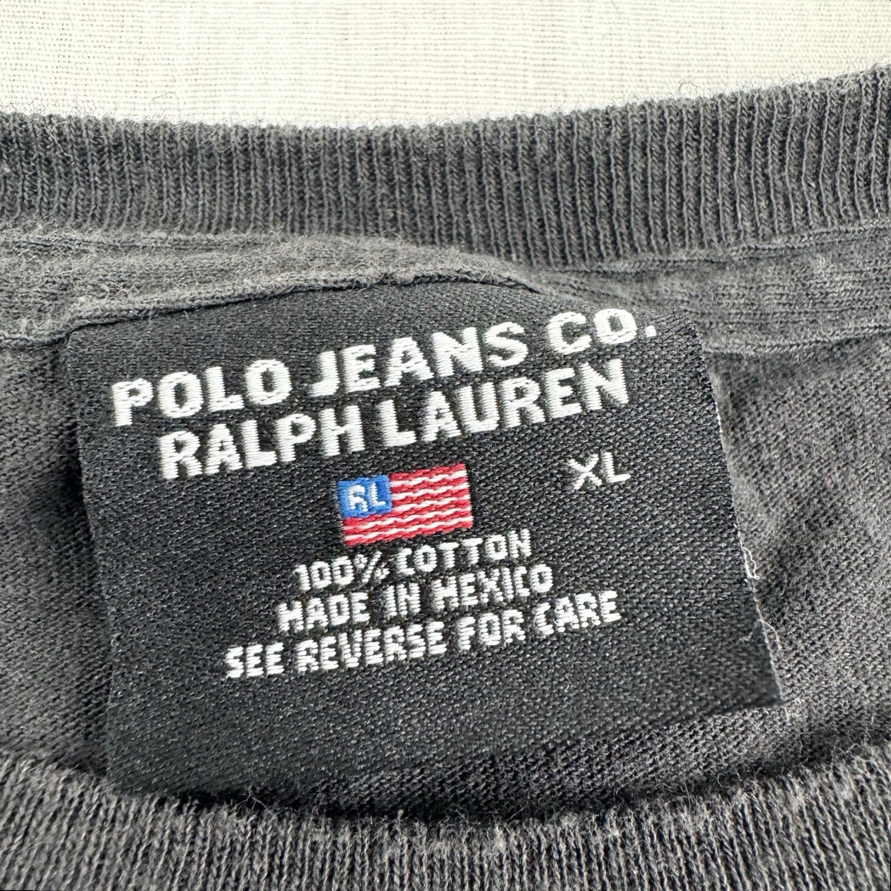 Ralph Lauren VINTAGE Polo Jeans Company Long Sleeve Shirt Adult XL Black 90s Y2K Mens Polo Jeans Company Shirt XL Black 90s Y2K Vintage Size US XL / EU 56 / 4 - 4 Thumbnail