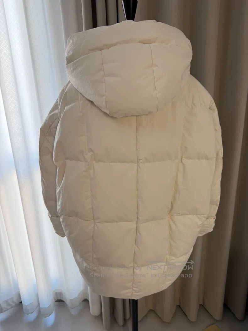 Jil Sander Jil Sander size 32 Long white down jacket Size XS / US 0-2 / IT 36-38 - 3 Thumbnail