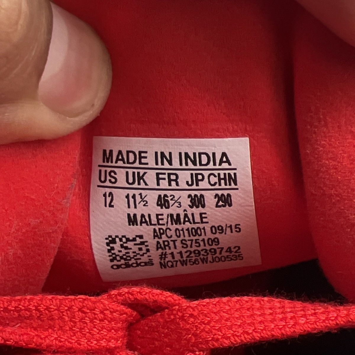 Adidas Stan smith power red Size US 12 / EU 45 - 8 Thumbnail
