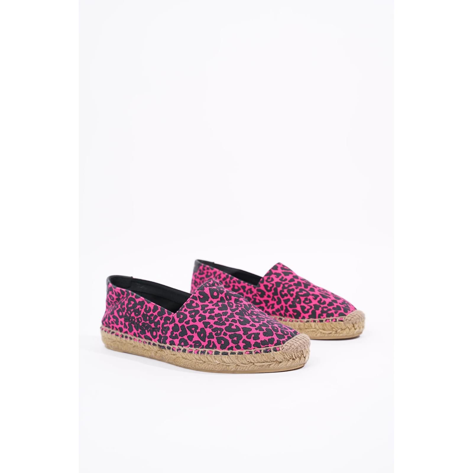 Saint Laurent Paris o1s1wg111024 Embroidered Espadrilles Heart-Shaped Size US 6.5 / IT 36.5 - 2 Thumbnail