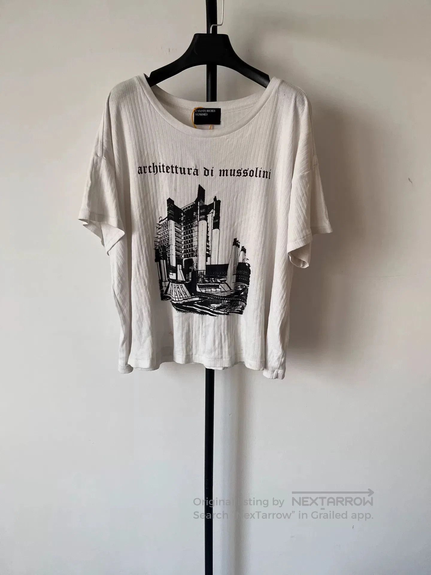 Enfants Riches Deprimes white short sleeve graphic t. Size US L / EU 52-54 / 3 - 1 Thumbnail