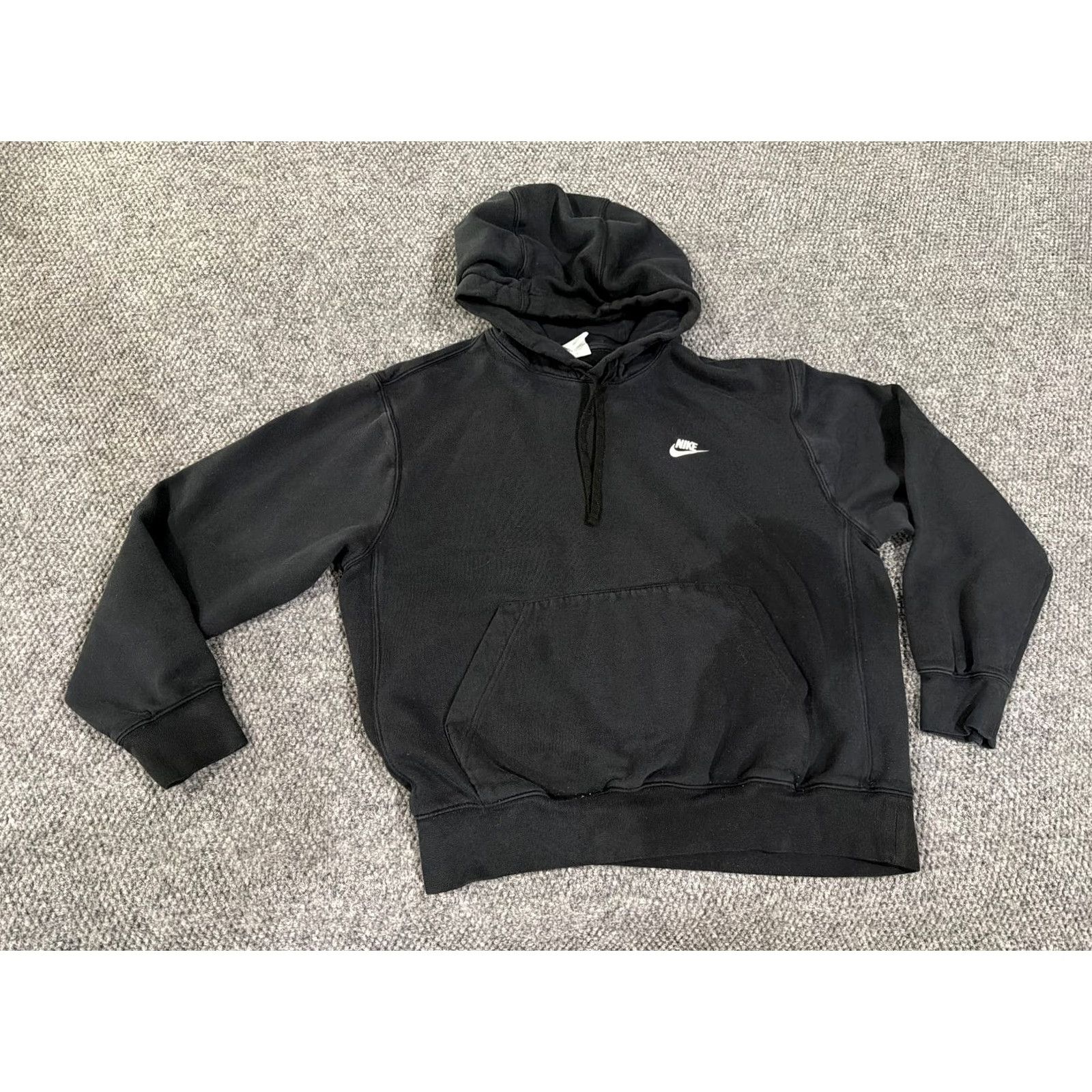 Nike Nike Hoodie Mens M Black Sweatshirt Athletic Fleece Cotton Blend Zip Hooded Pockets Full Zip All Seasons Sportswear Shoes? Size US M / EU 48-50 / 2 - 2 Thumbnail