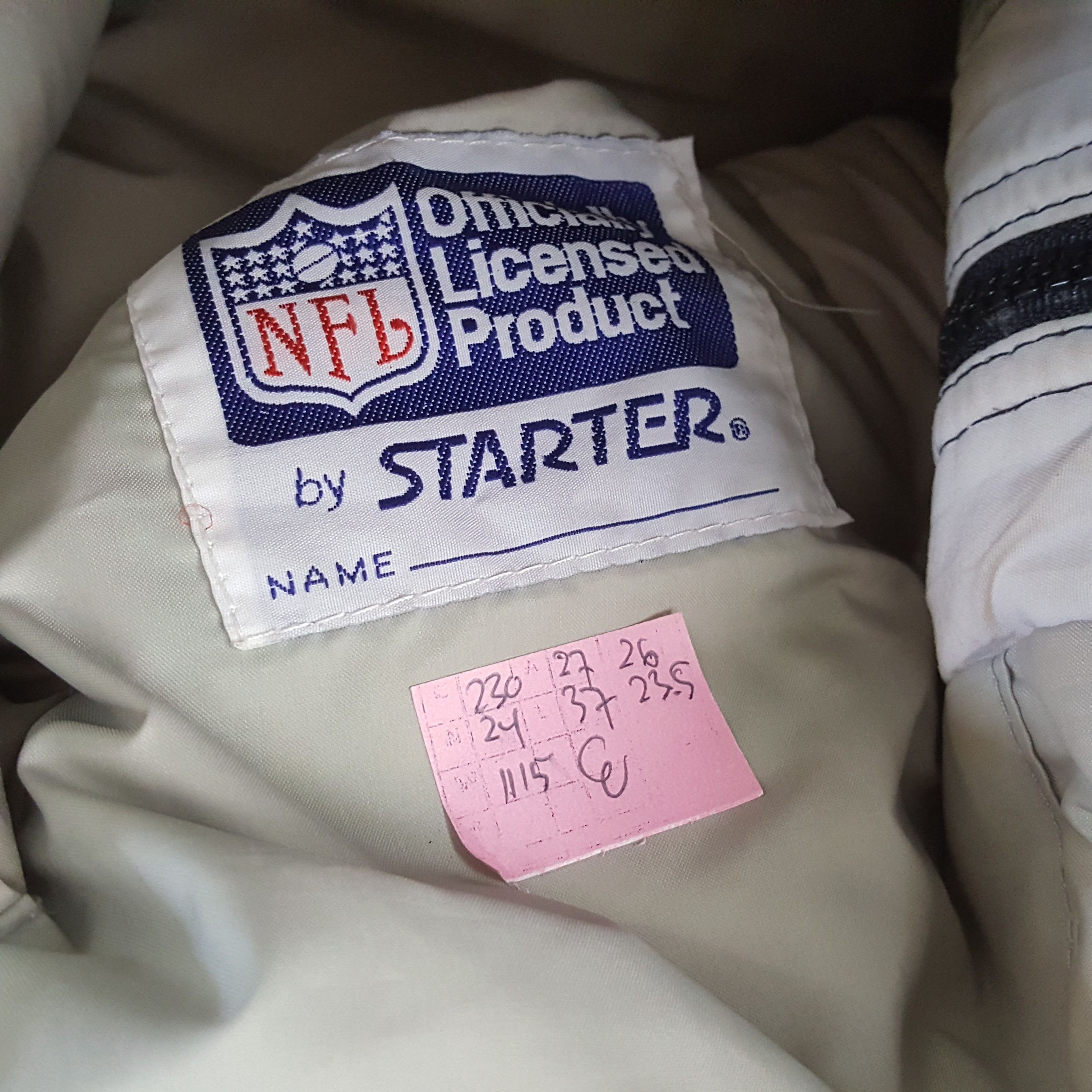 NFL × Vintage RAIDERS NFL American Football Team Starter Jacket Size US XXL / EU 58 / 5 - 8 Thumbnail
