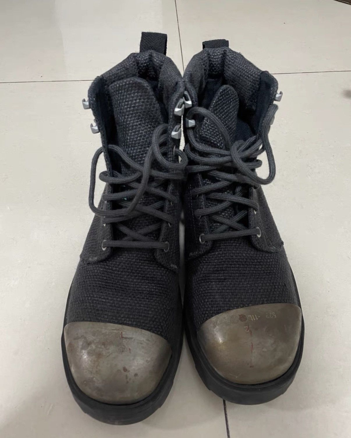 Objects IV Life OBJECTS IV LIFE Runway Distressed Woven Boots with Metal Toe Size US 9 / EU 42 - 1 Thumbnail