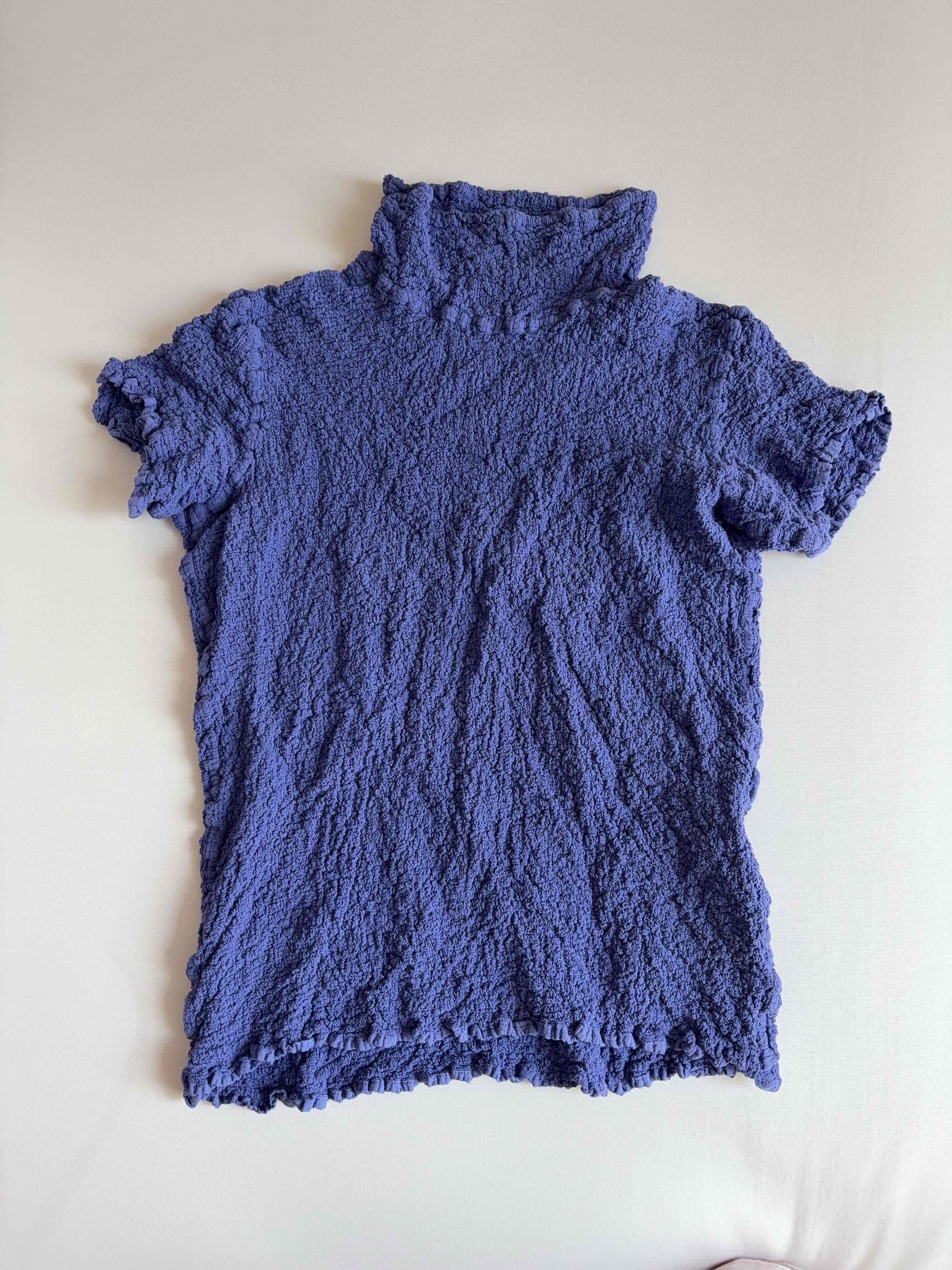Issey Miyake me ISSEY MIYAKE Purple Cauliflower Top Size S Size S / US 4 / IT 40 - 1 Thumbnail