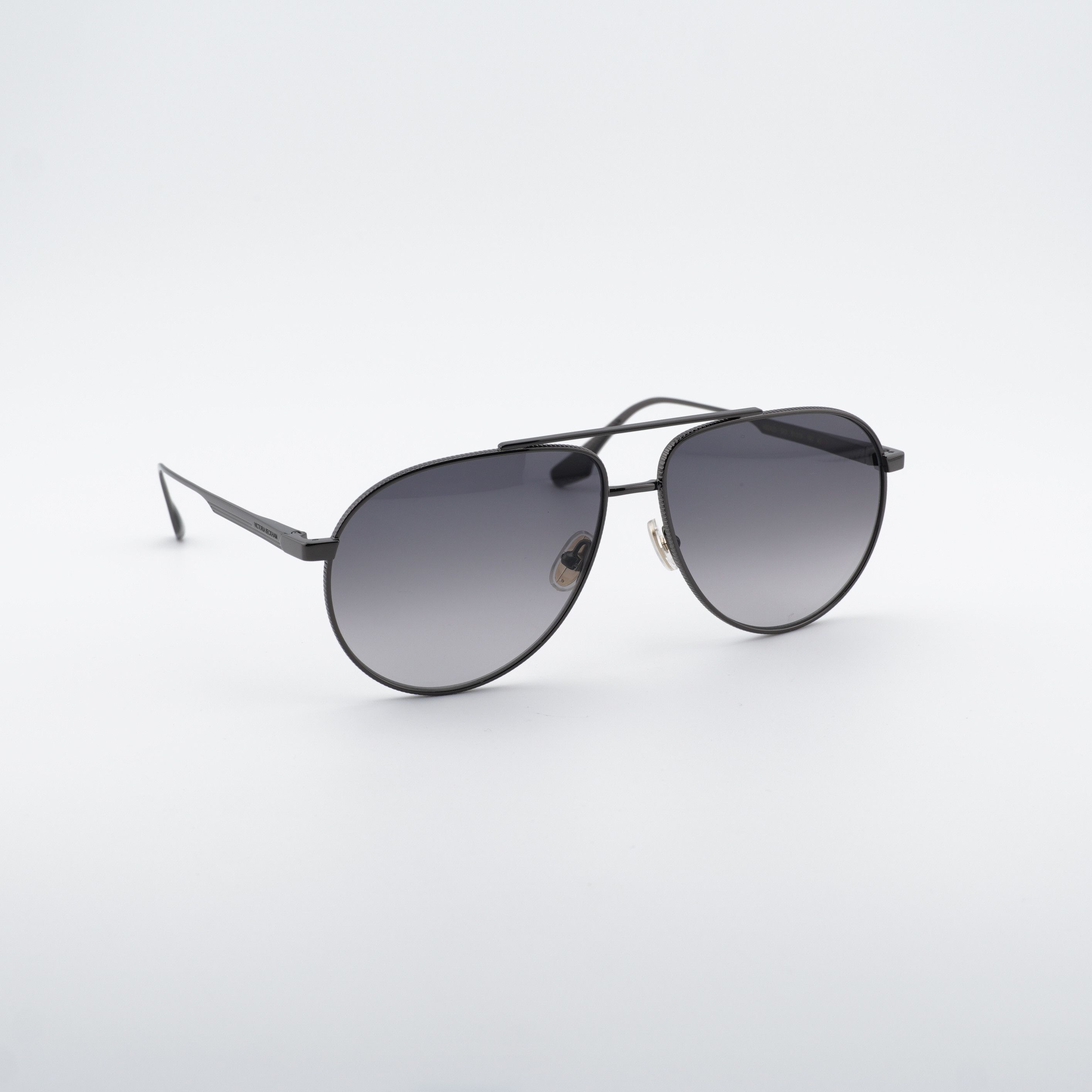 Victoria Beckham Victoria Beckham VB242S 043 Sunglasses Gunmetal Aviator Size ONE SIZE - 6 Thumbnail